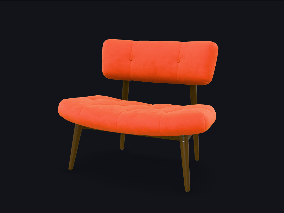 Fabric Sheen Chair
