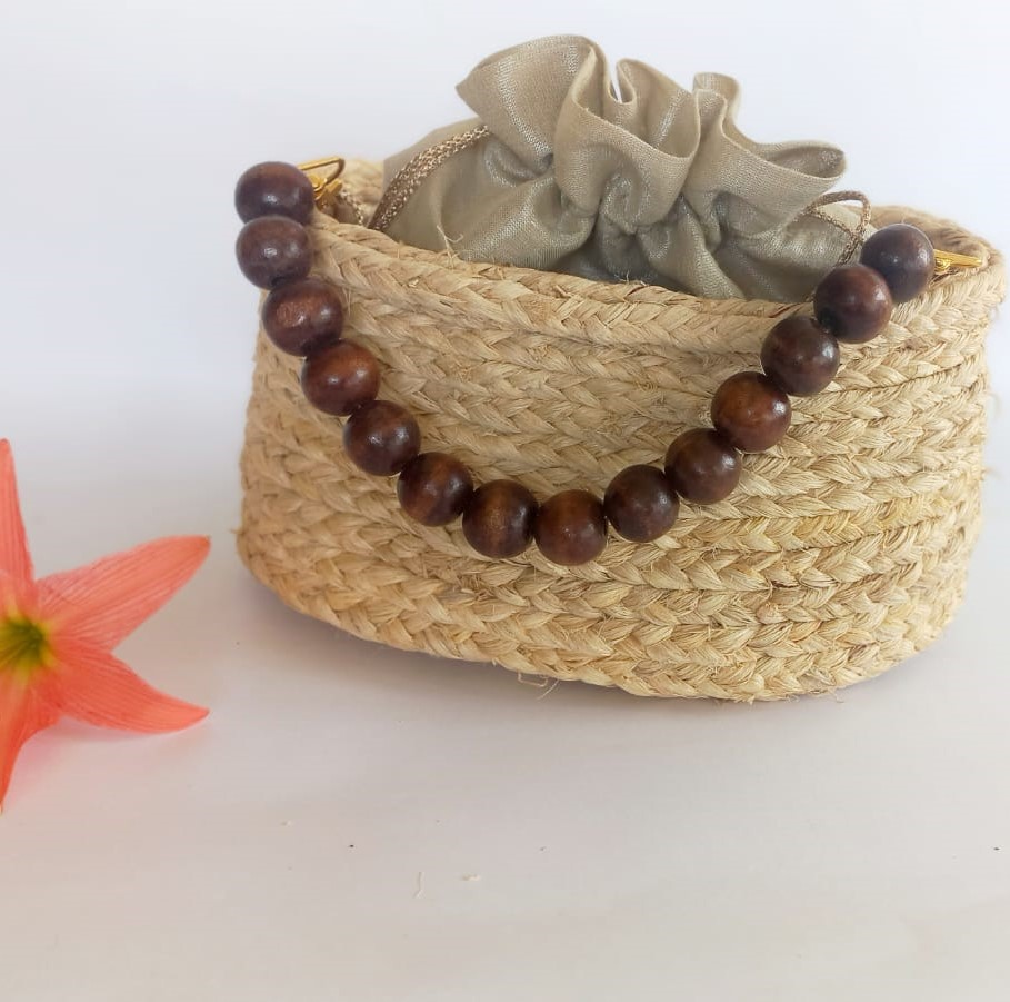 Handmade Banana Fibre Bucket Bag – Eco-Friendly & Stylish — image 2
