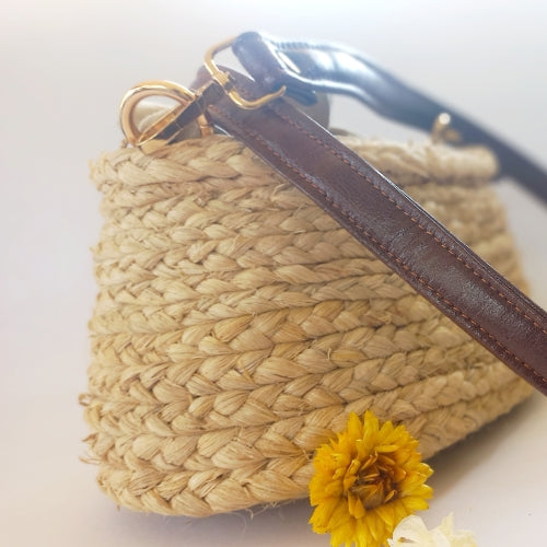 Svara Sling | Eco Luxe | Handmade Banana Fibre Sling Bag — image 3