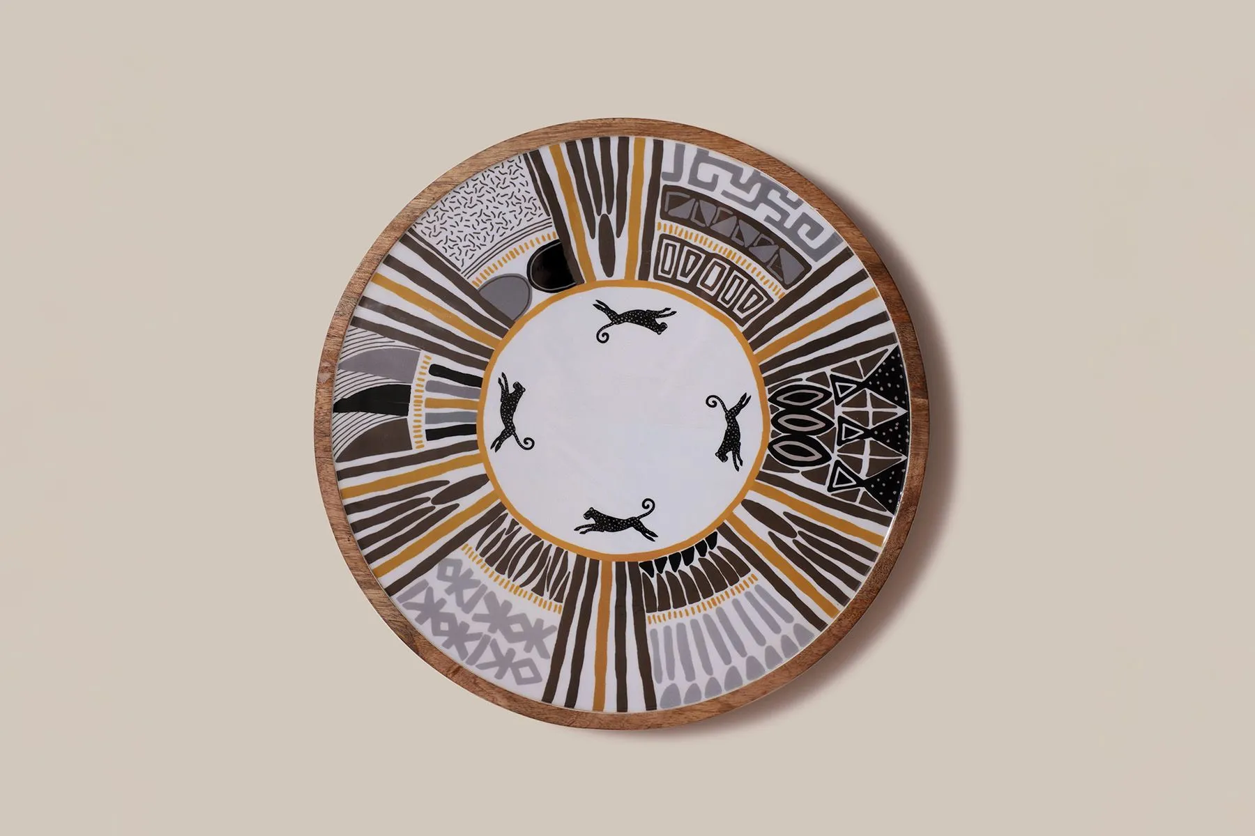Africana Lazy Susan Platter