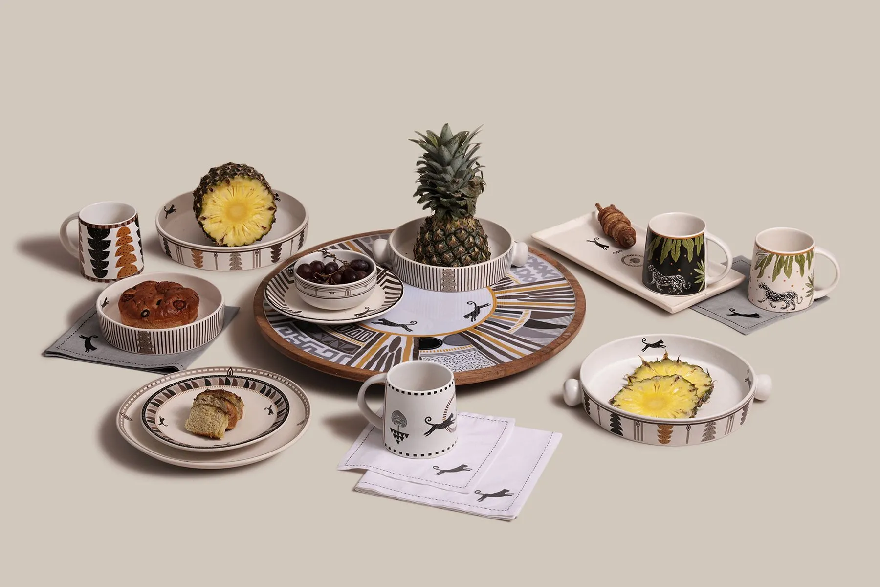 Africana Lazy Susan Platter — image 4