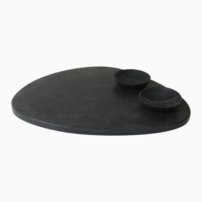 Black Marble Serving Platter Set — image 1
