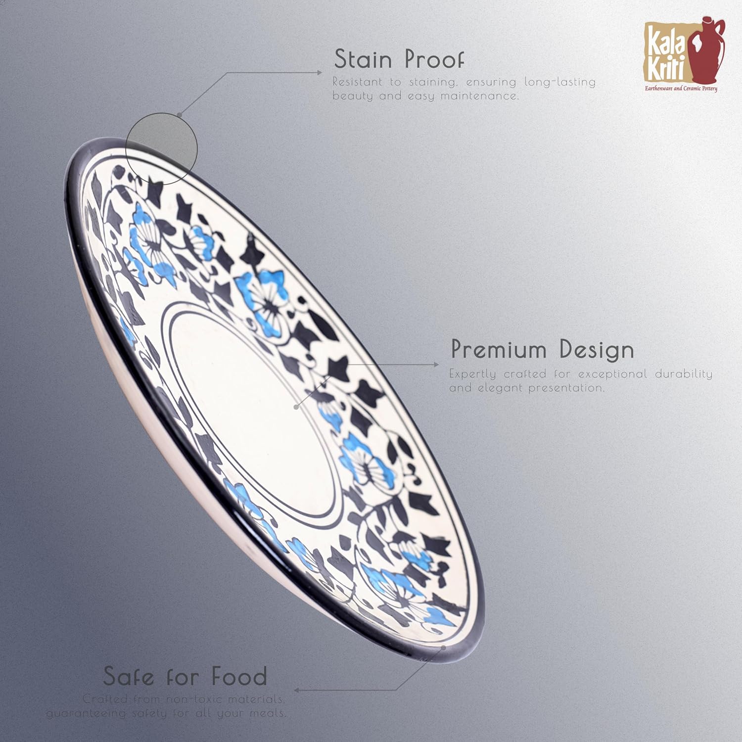 Blue Blossom Plate — image 5