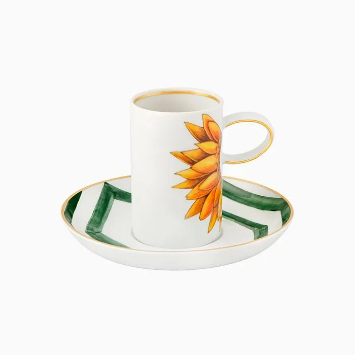 Coffee Cup Saucer Amazonia Set Of 4 — image 4