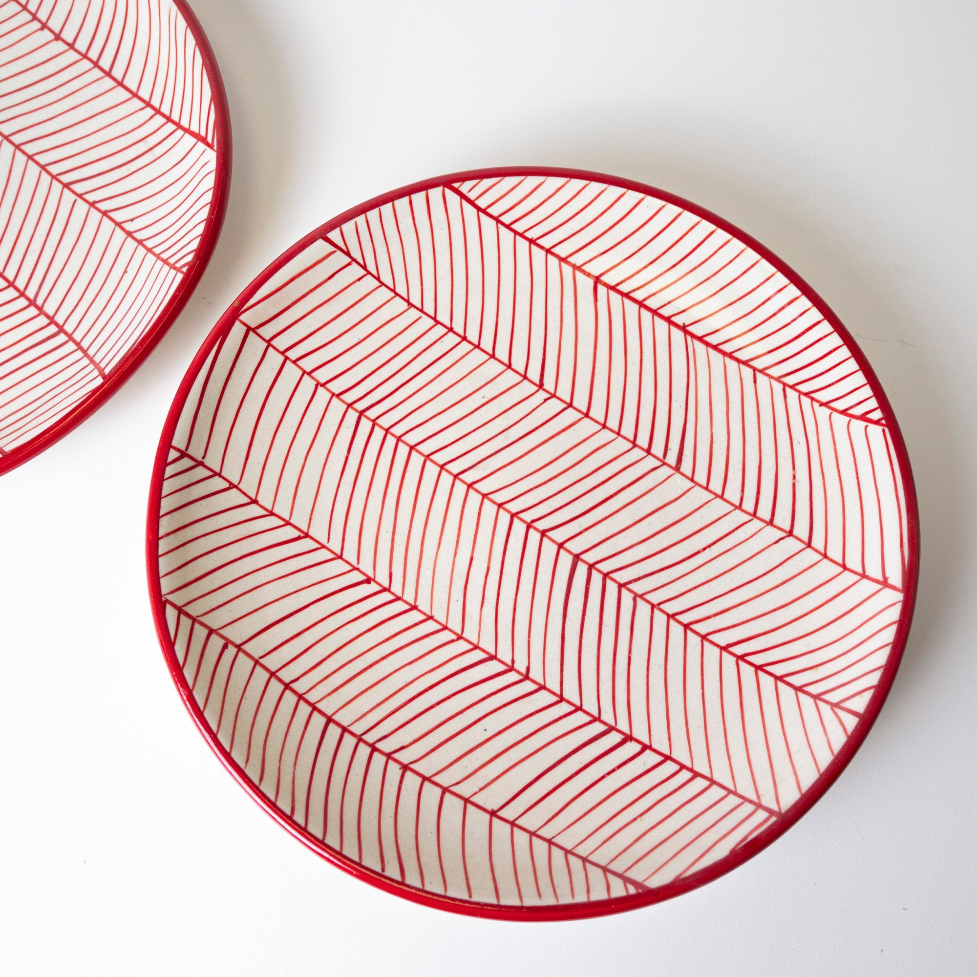 Crimson Lace Plate