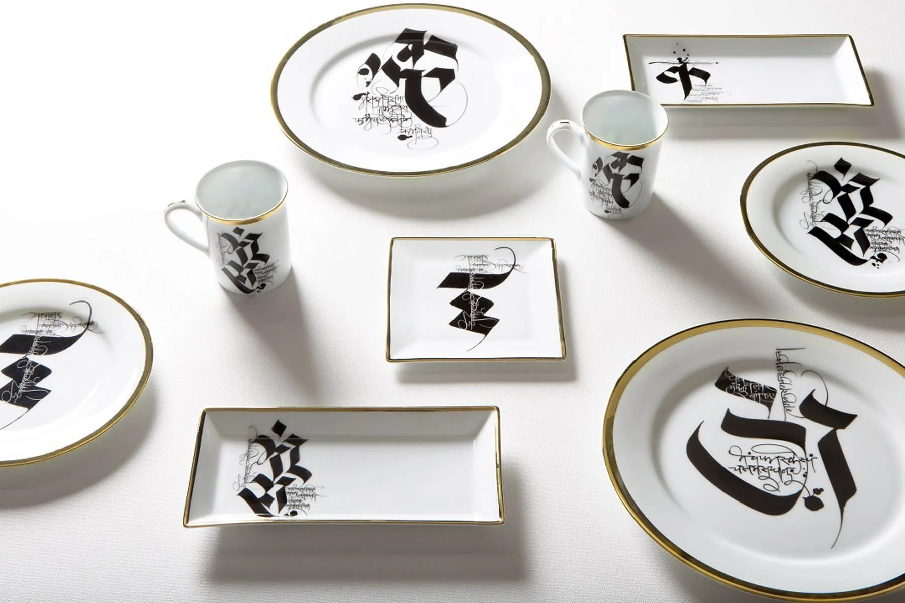 Devanagiri Dinner Plates - Set of 6  — image 9
