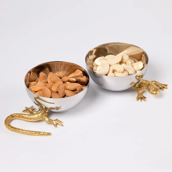 Gecko Nut Bowls (Set of 2) — image 2