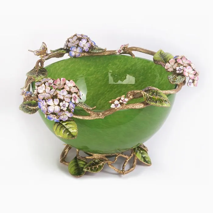 Hydrangea Glass Bowl — image 1