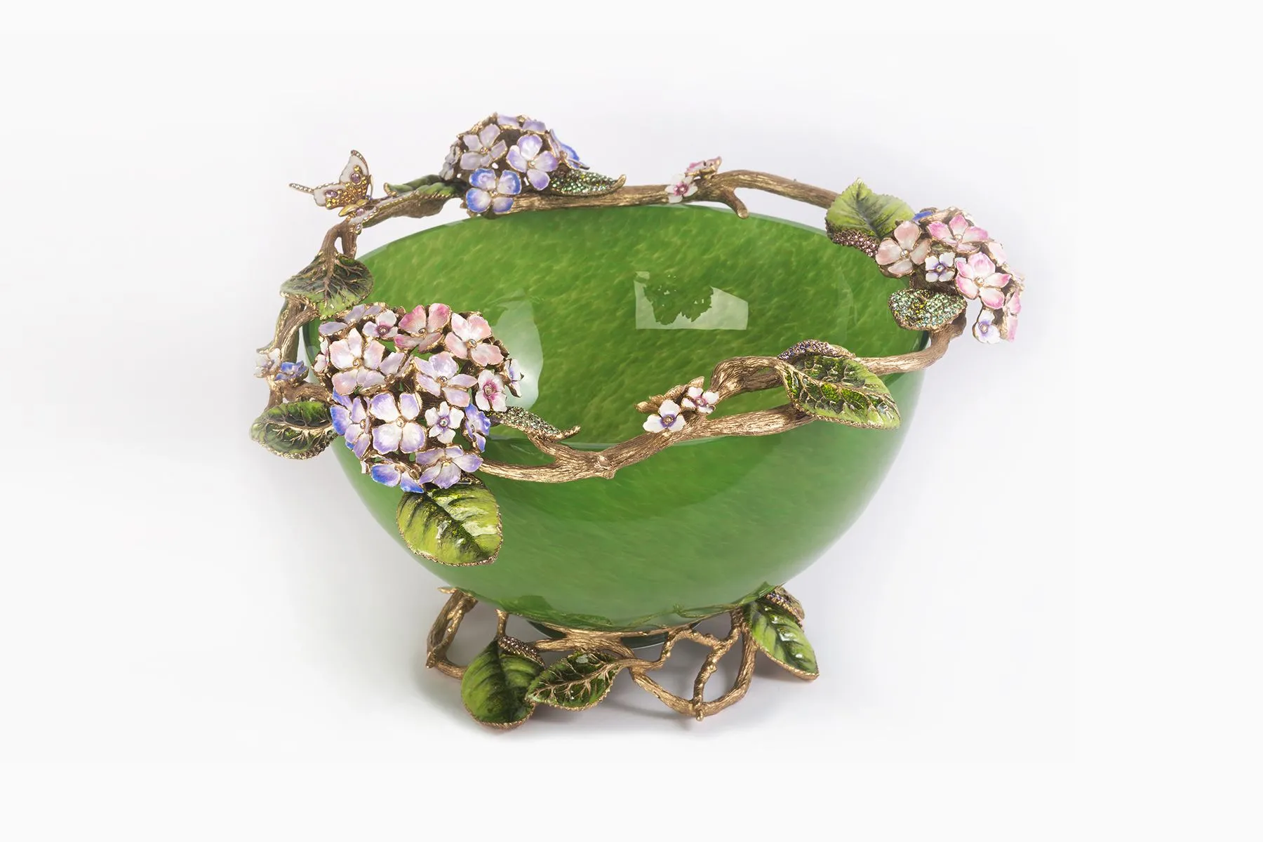 Hydrangea Glass Bowl — image 2