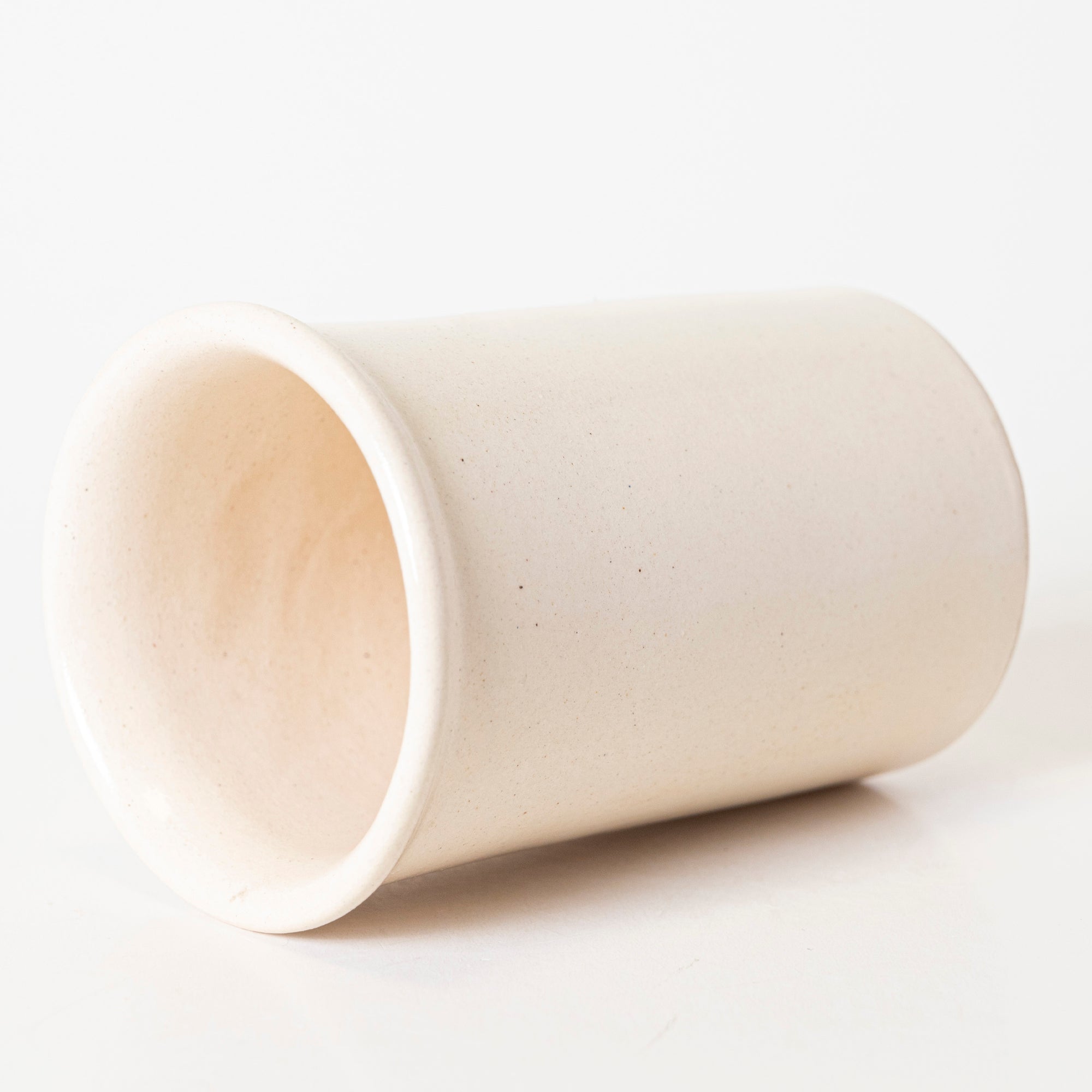 Ivory Stoneware Tumbler — image 5