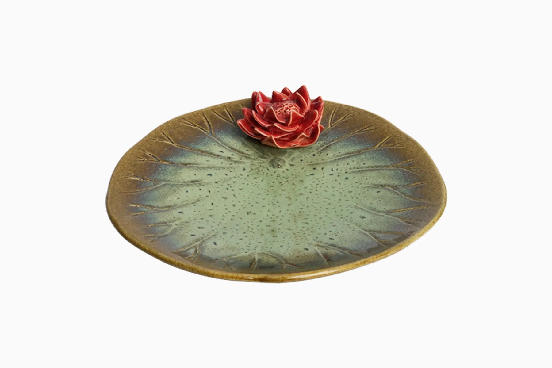 Lotus Plate with Flower — image 1