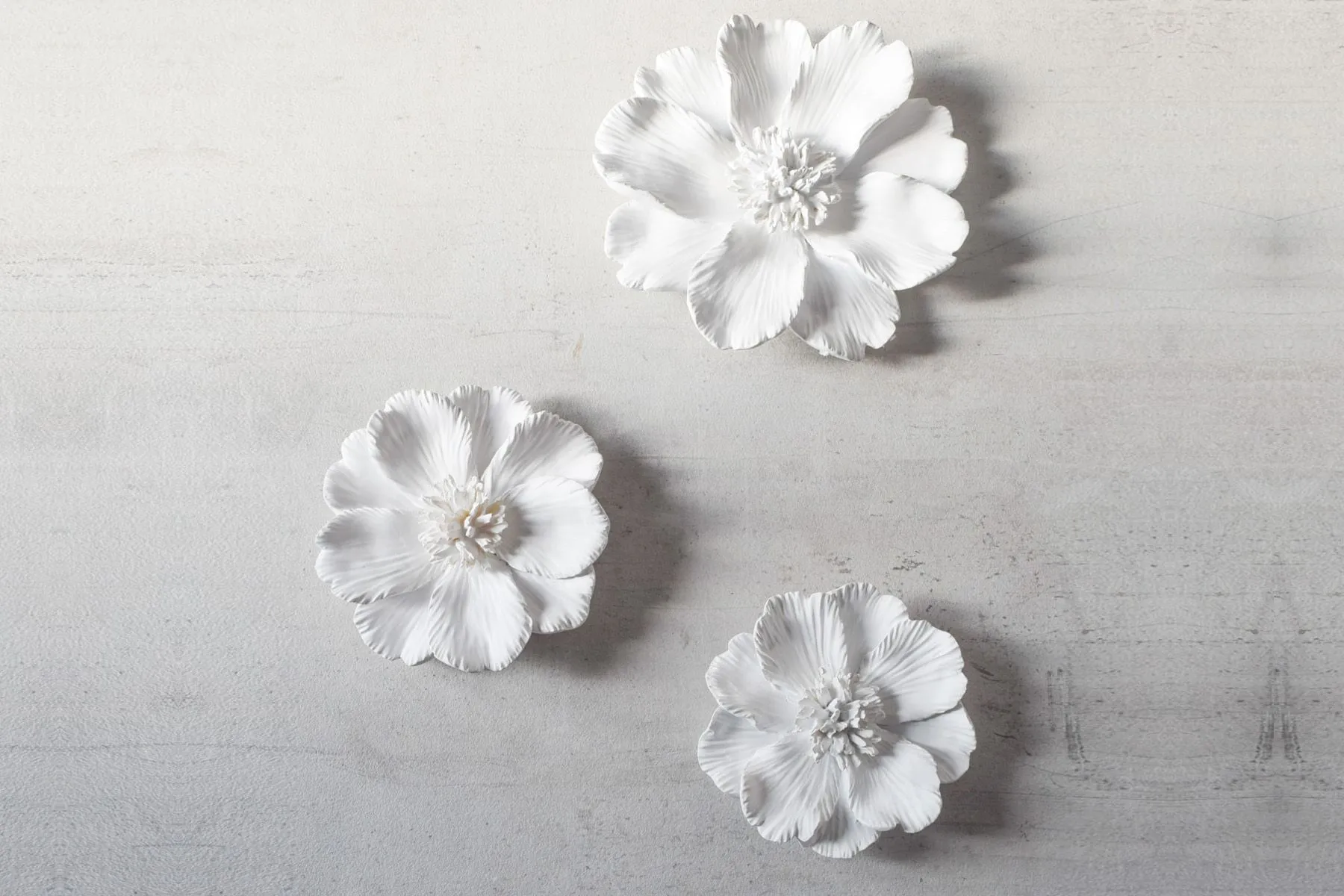 Peony Ceramic Flowers Wall Sculptures — image 5