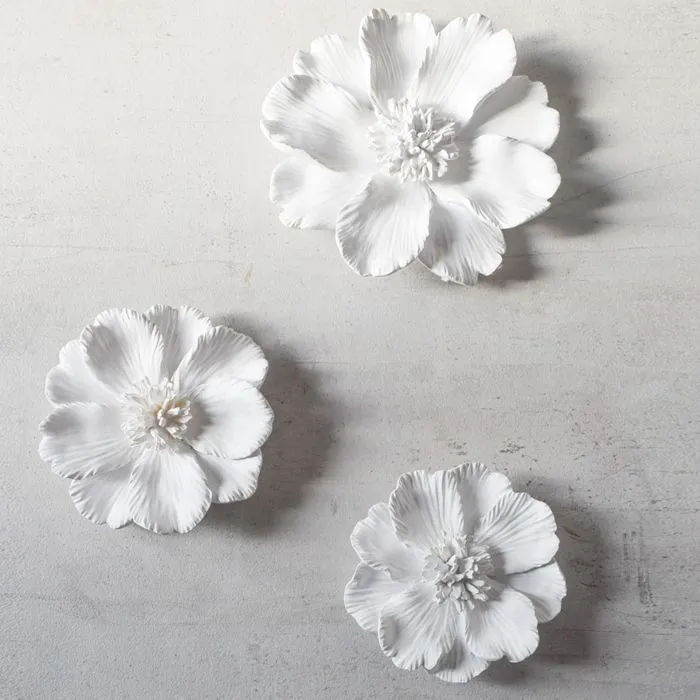 Peony Ceramic Flowers Wall Sculptures — image 6