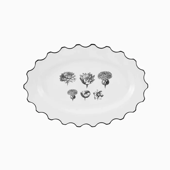 Small Oval Platter Herbariae — image 4