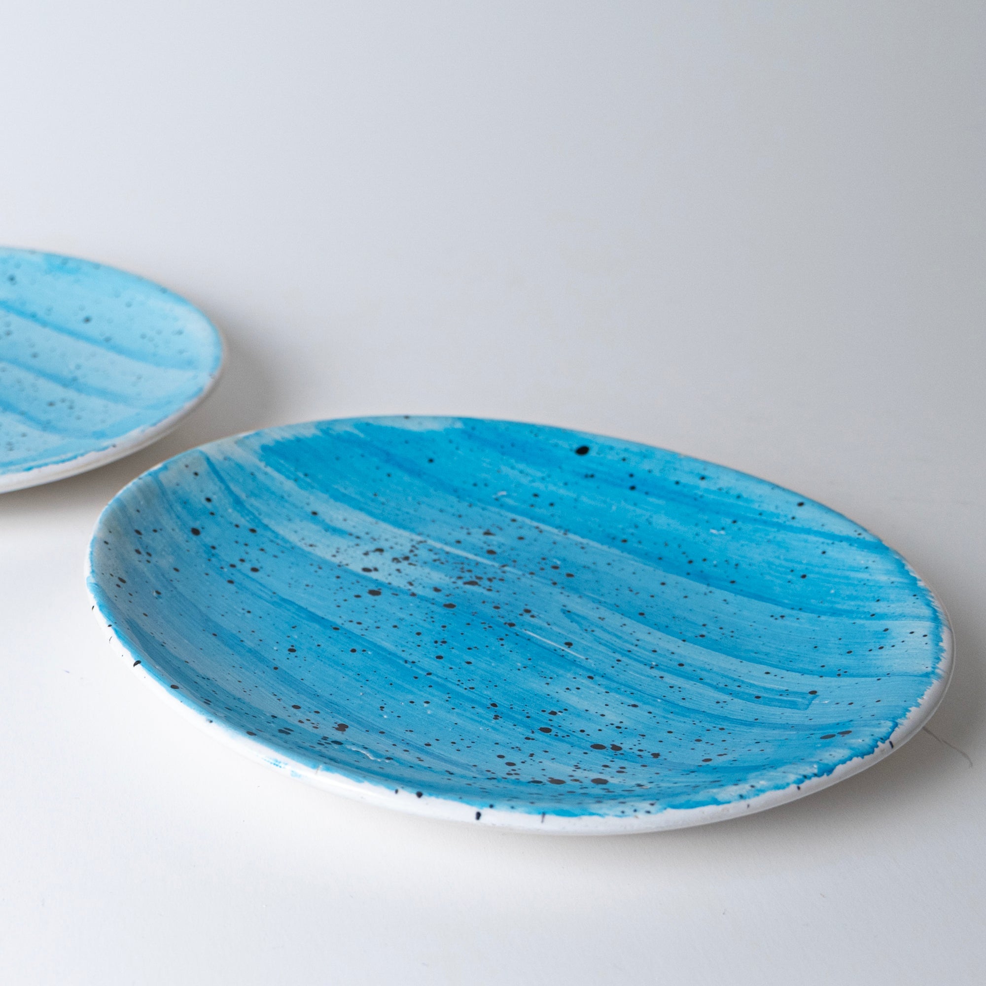 Speckled Sky Blue Plate — image 4
