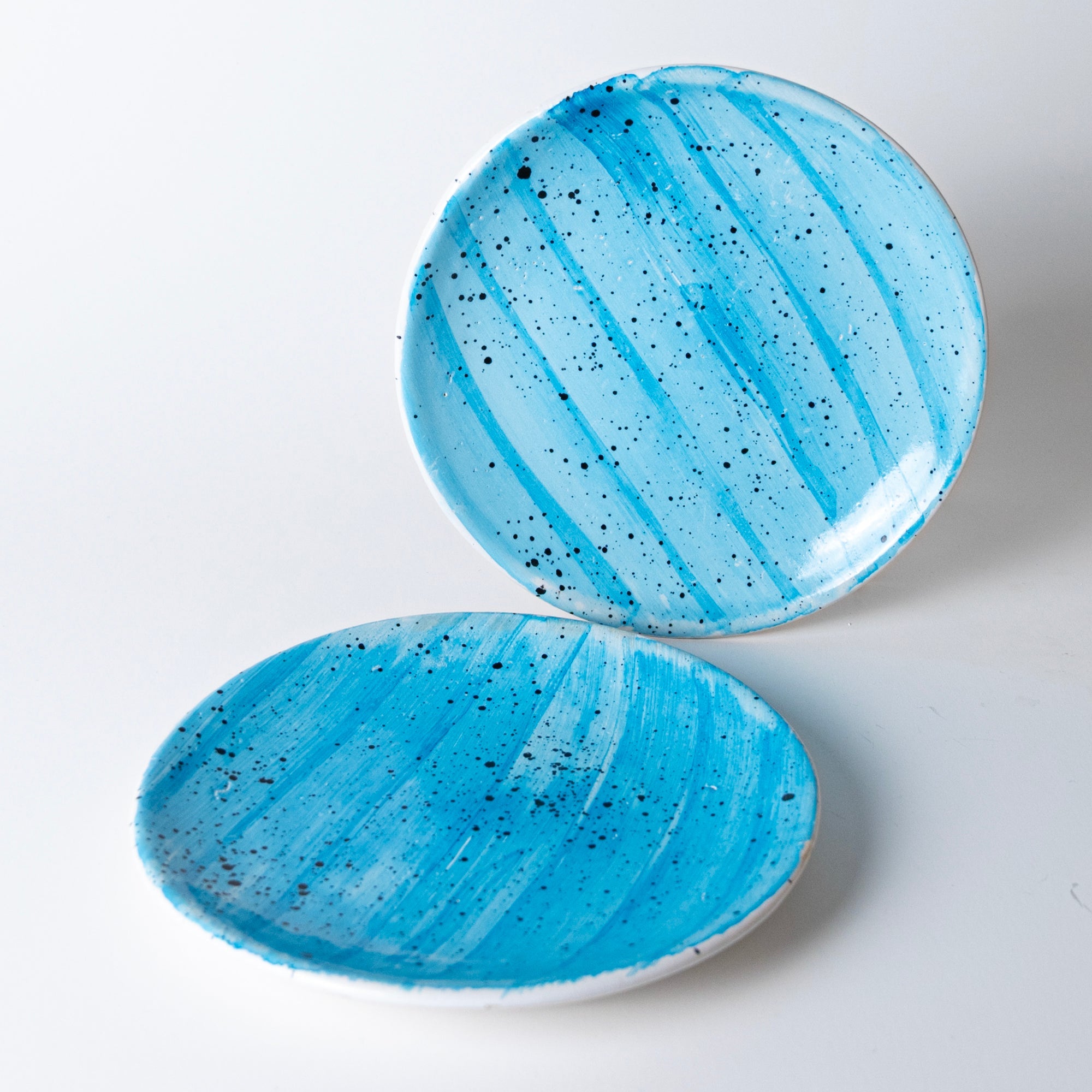 Speckled Sky Blue Plate — image 5