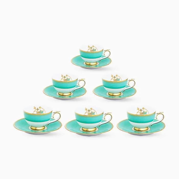 Spring In Udaipur Tea Cup And Saucer - Set Of 6 — image 10