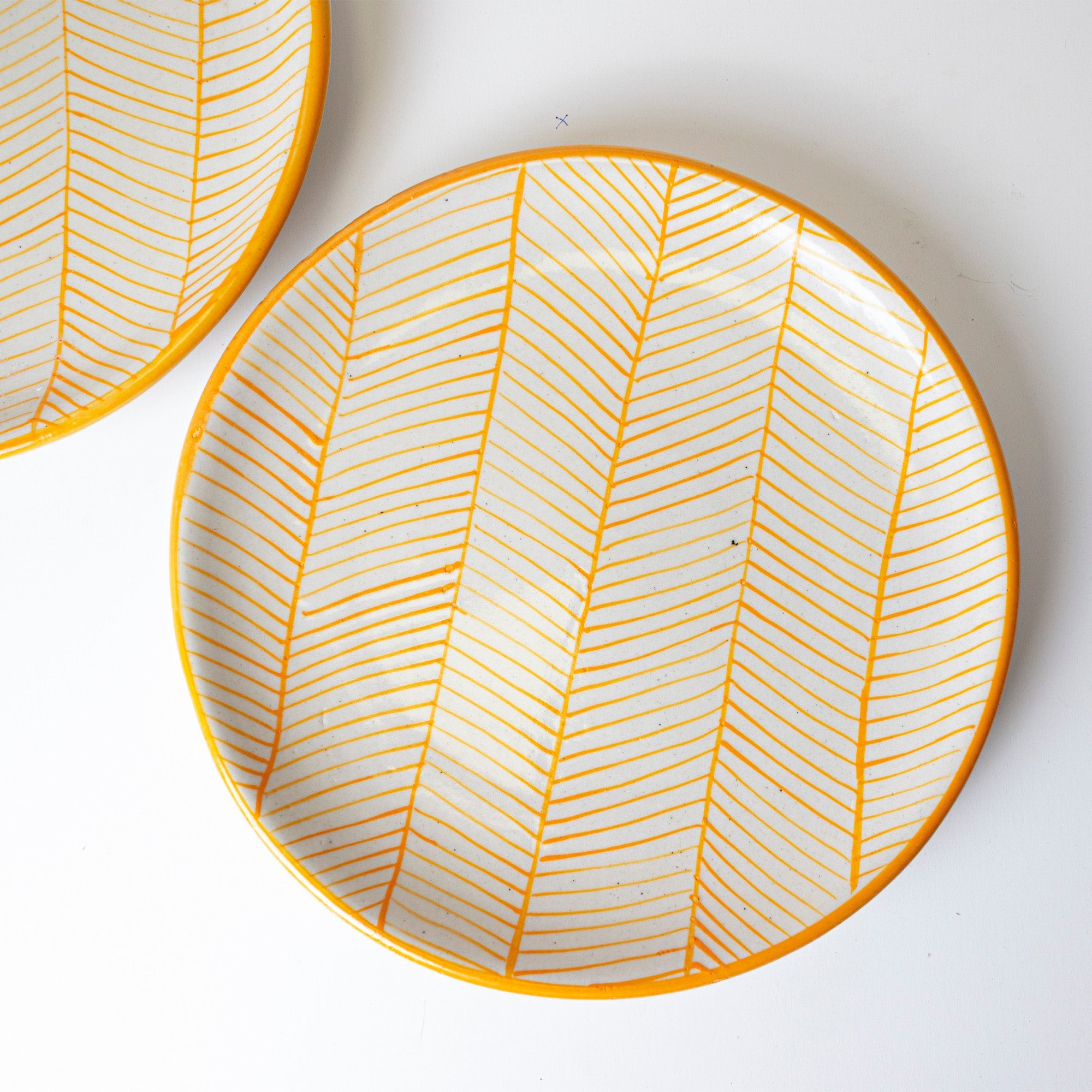 Yellow Swirl Plate — image 3