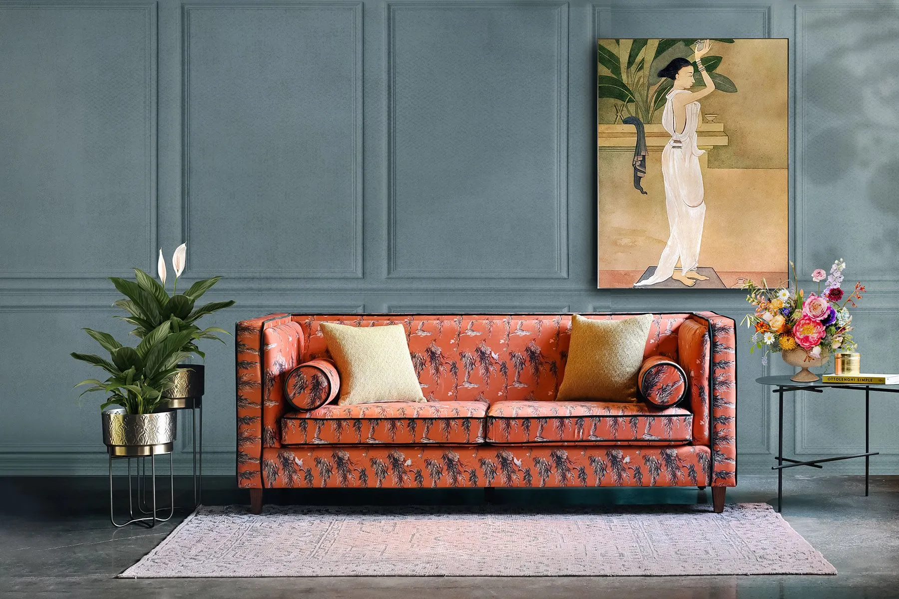 Beaumont Printed Sofa — image 4