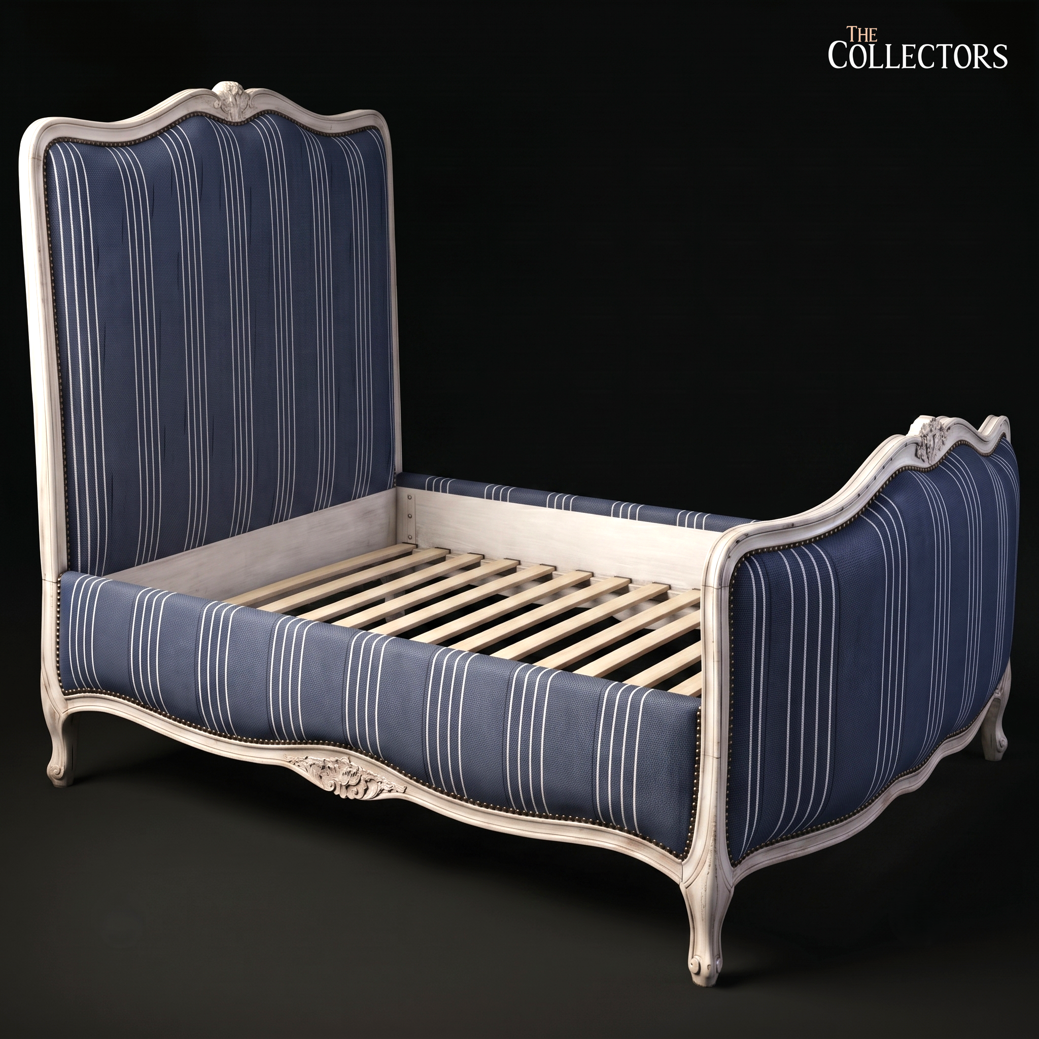 Blanc Cassé & Marine - A Louis XV Lit de Milieu — image 2