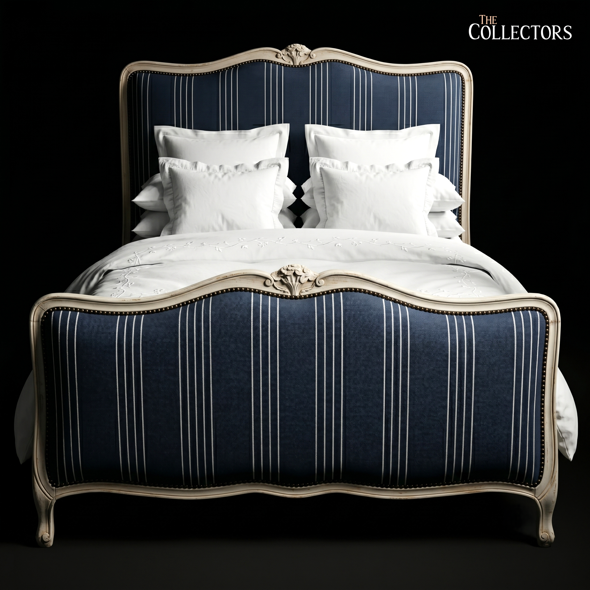 Blanc Cassé & Marine - A Louis XV Lit de Milieu — image 3
