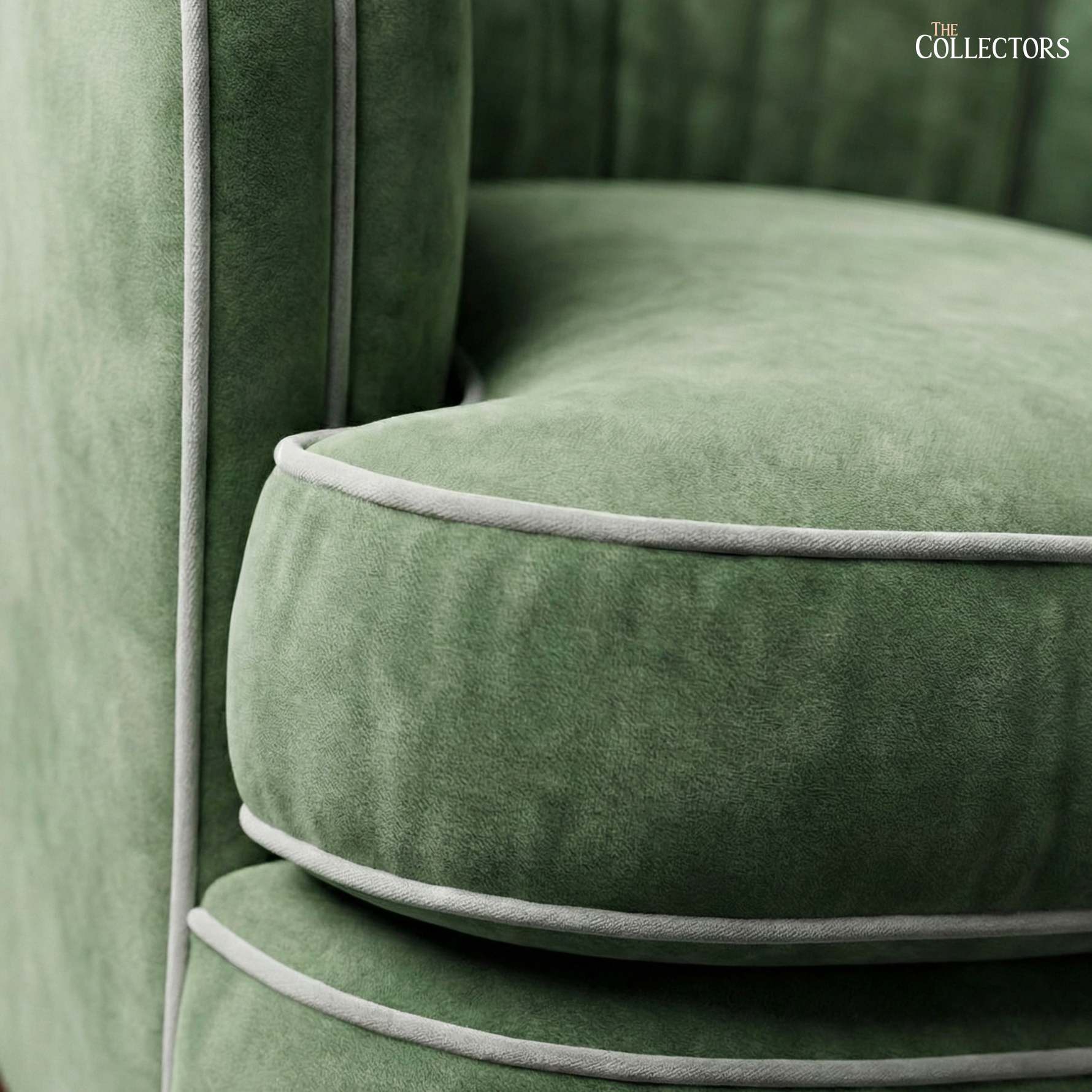 The Bombay Oval Maidan Art Deco Sofa — image 4