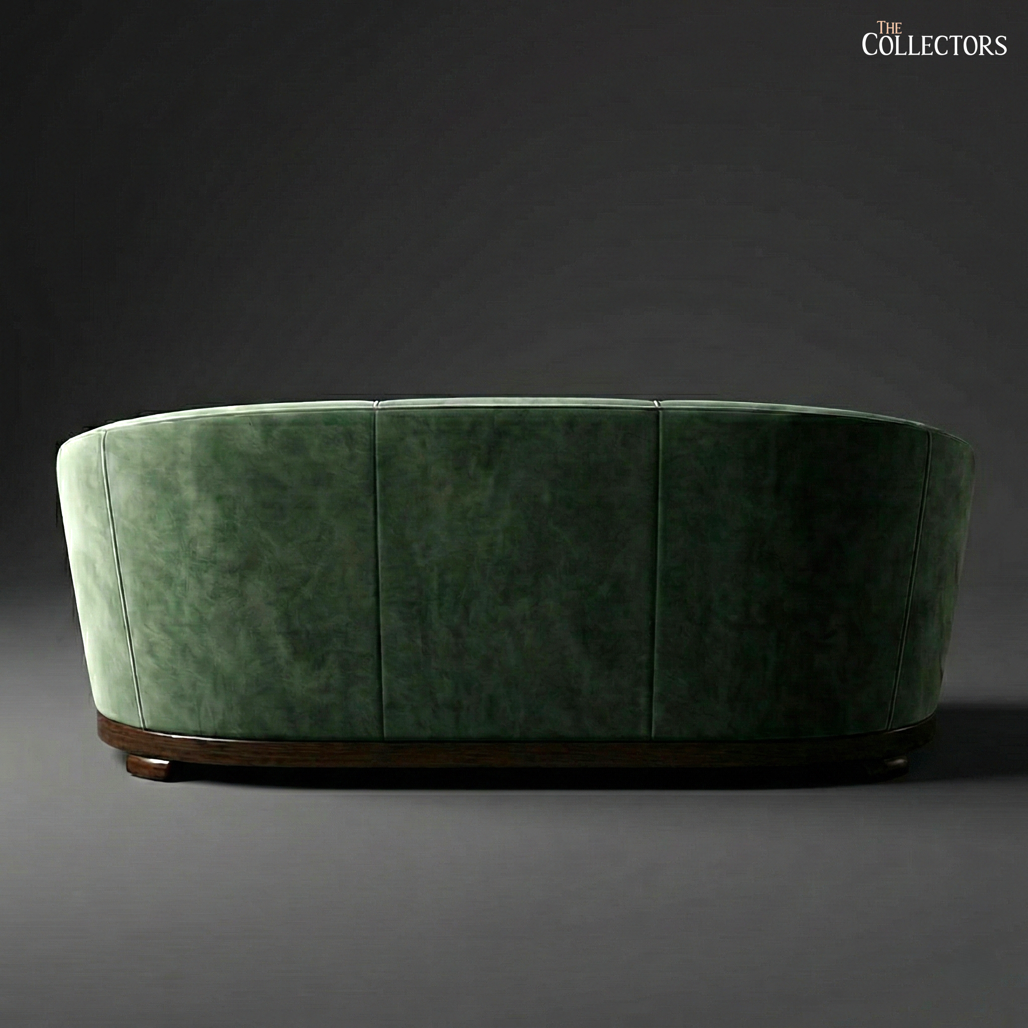The Bombay Oval Maidan Art Deco Sofa — image 5