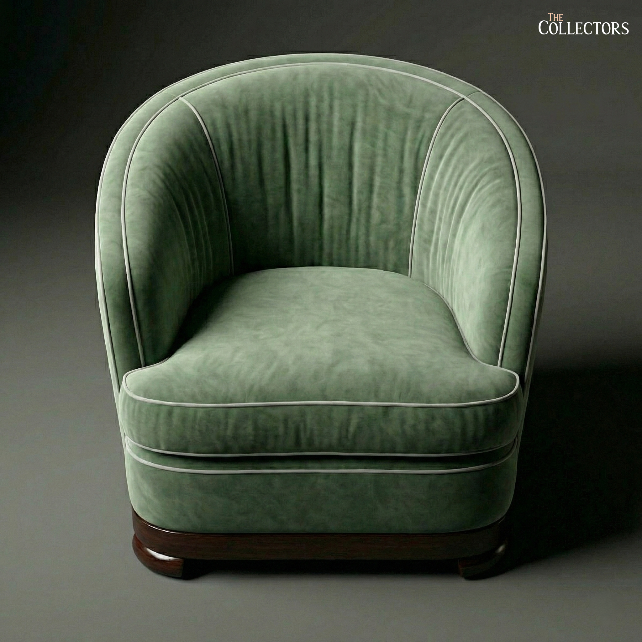The Bombay Oval Maidan Art Deco Sofa — image 6