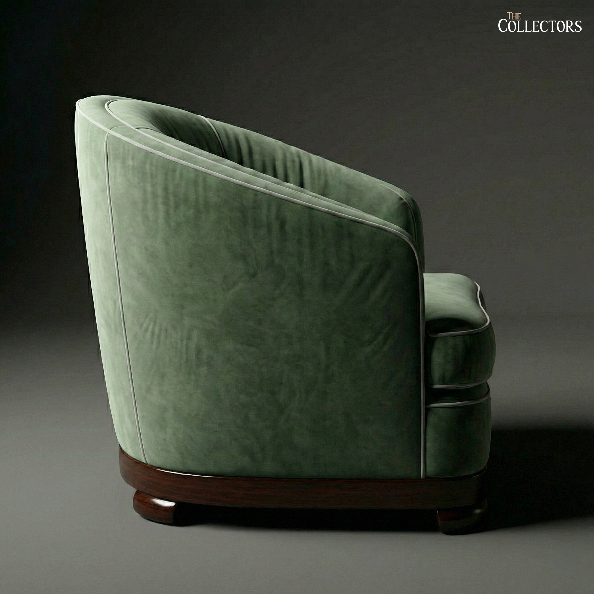 The Bombay Oval Maidan Art Deco Sofa — image 7
