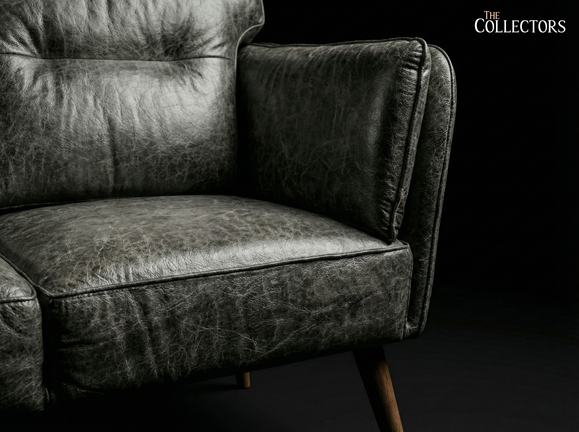 Brera Atelier Modernist Leather Sofa — image 3