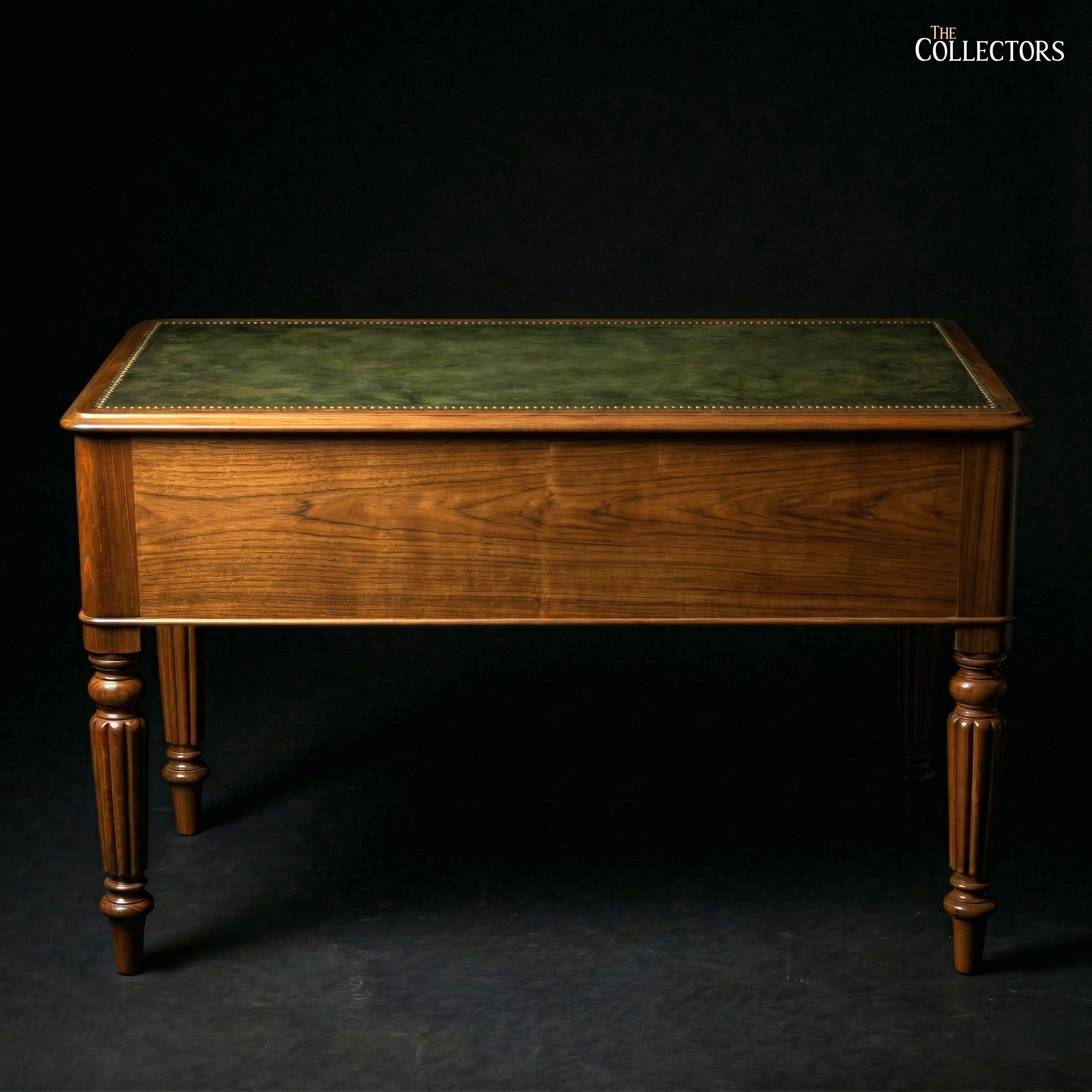 The Bristol Kneehole Leather-Top Desk — image 4