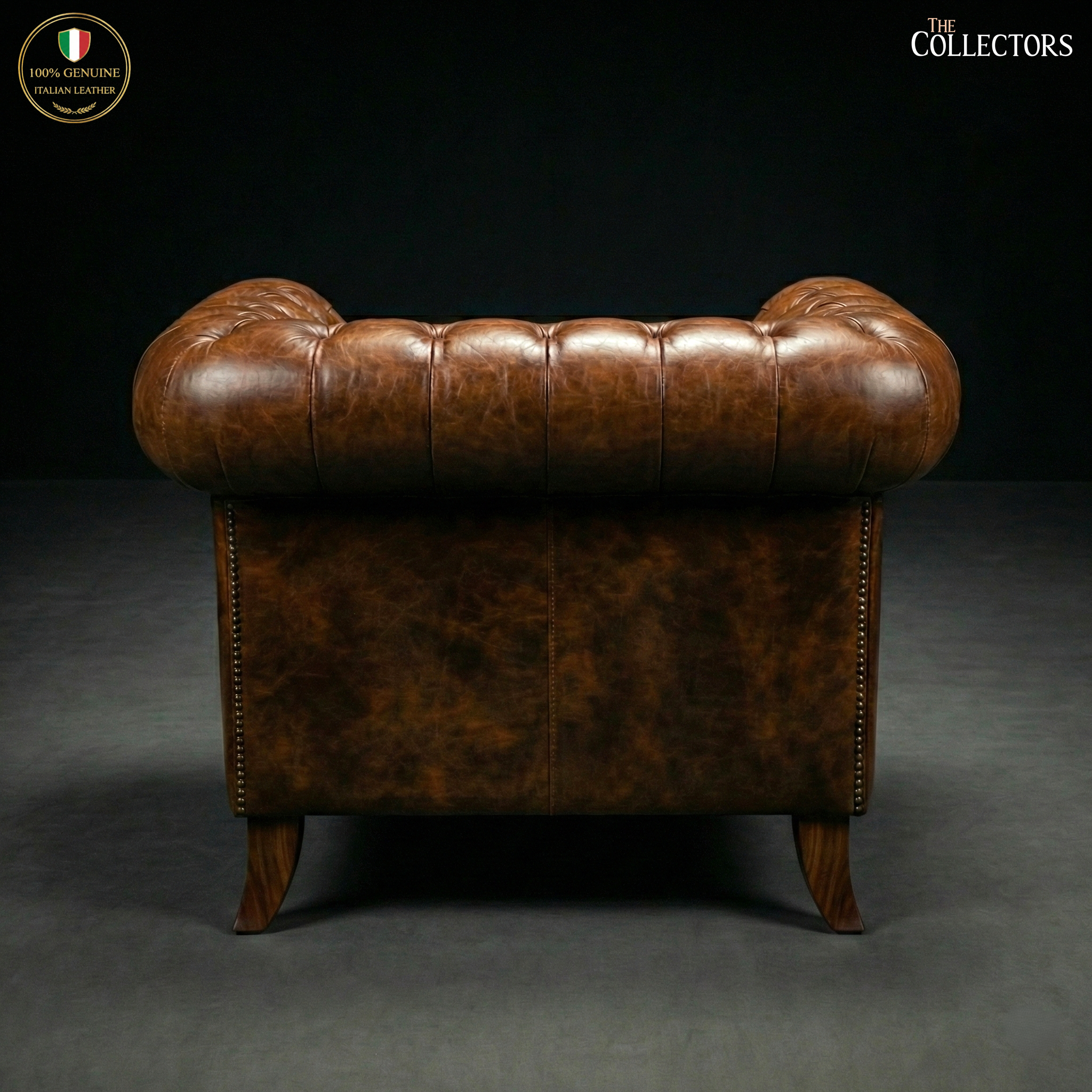 The Westminster Gentleman’s Chesterfield Single Seater Leather Sofa — image 3