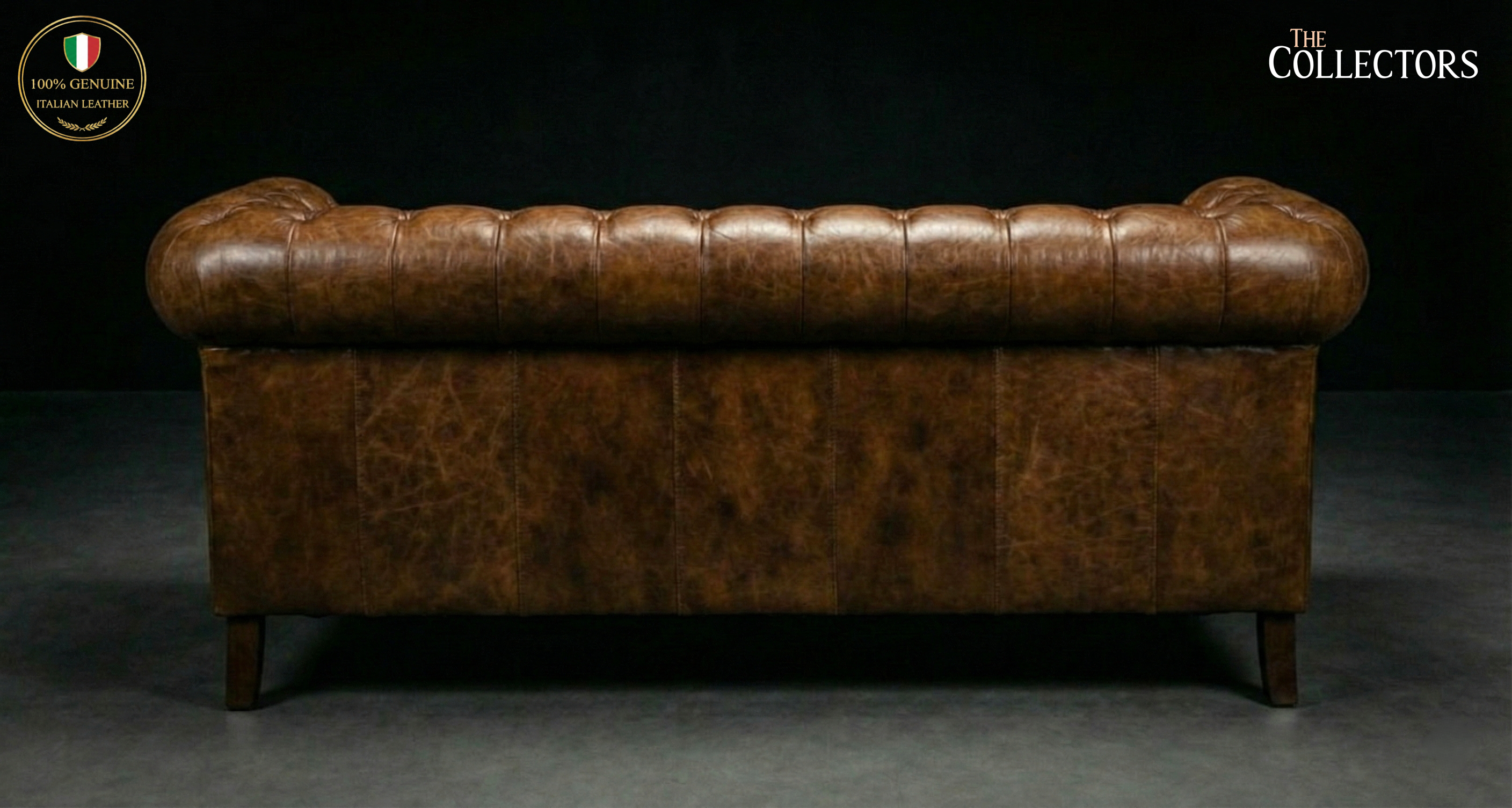 The Westminster Gentleman’s Chesterfield Three Seater Leather Sofa — image 5