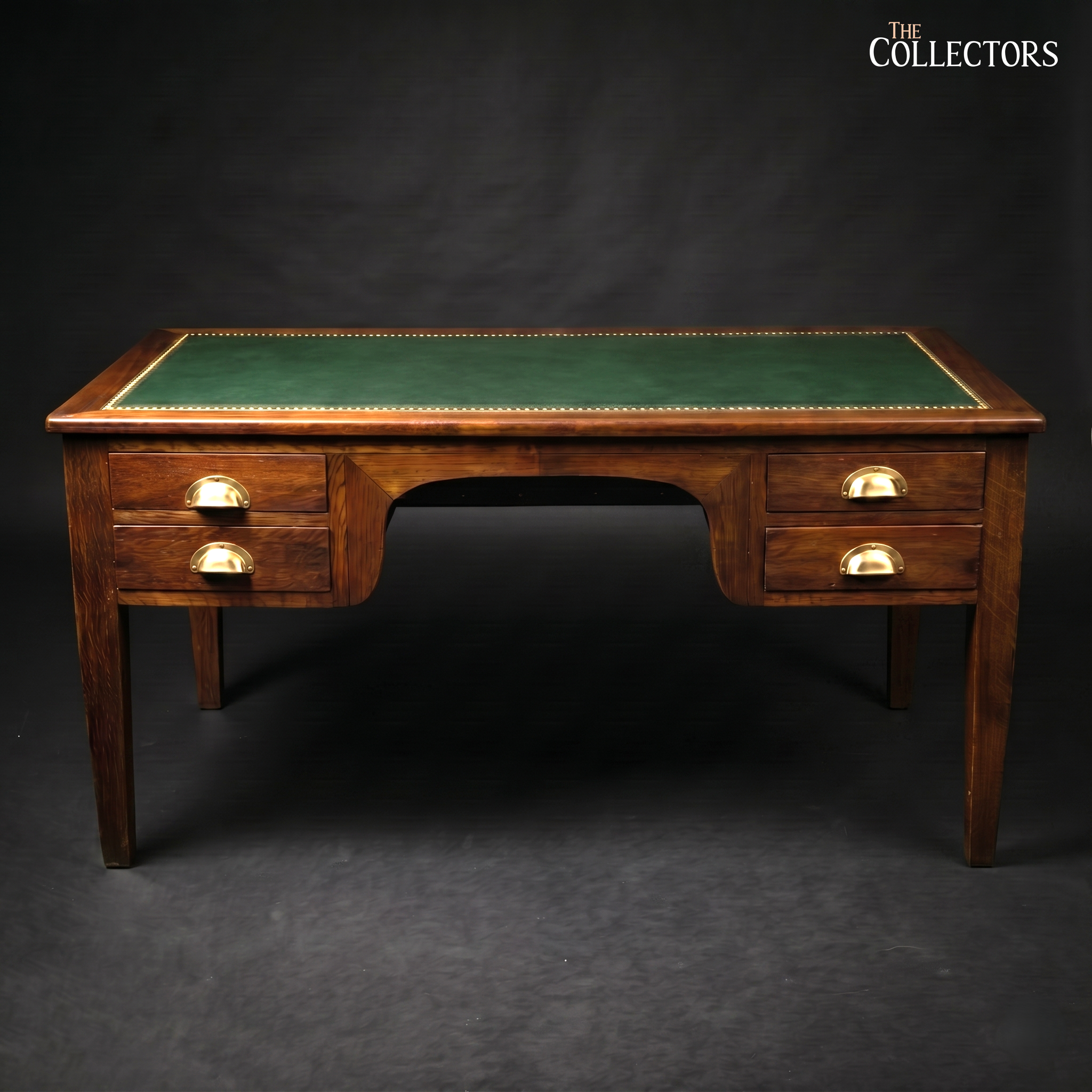 The Cambridge Georgian Revival Leather-Top Desk — image 2