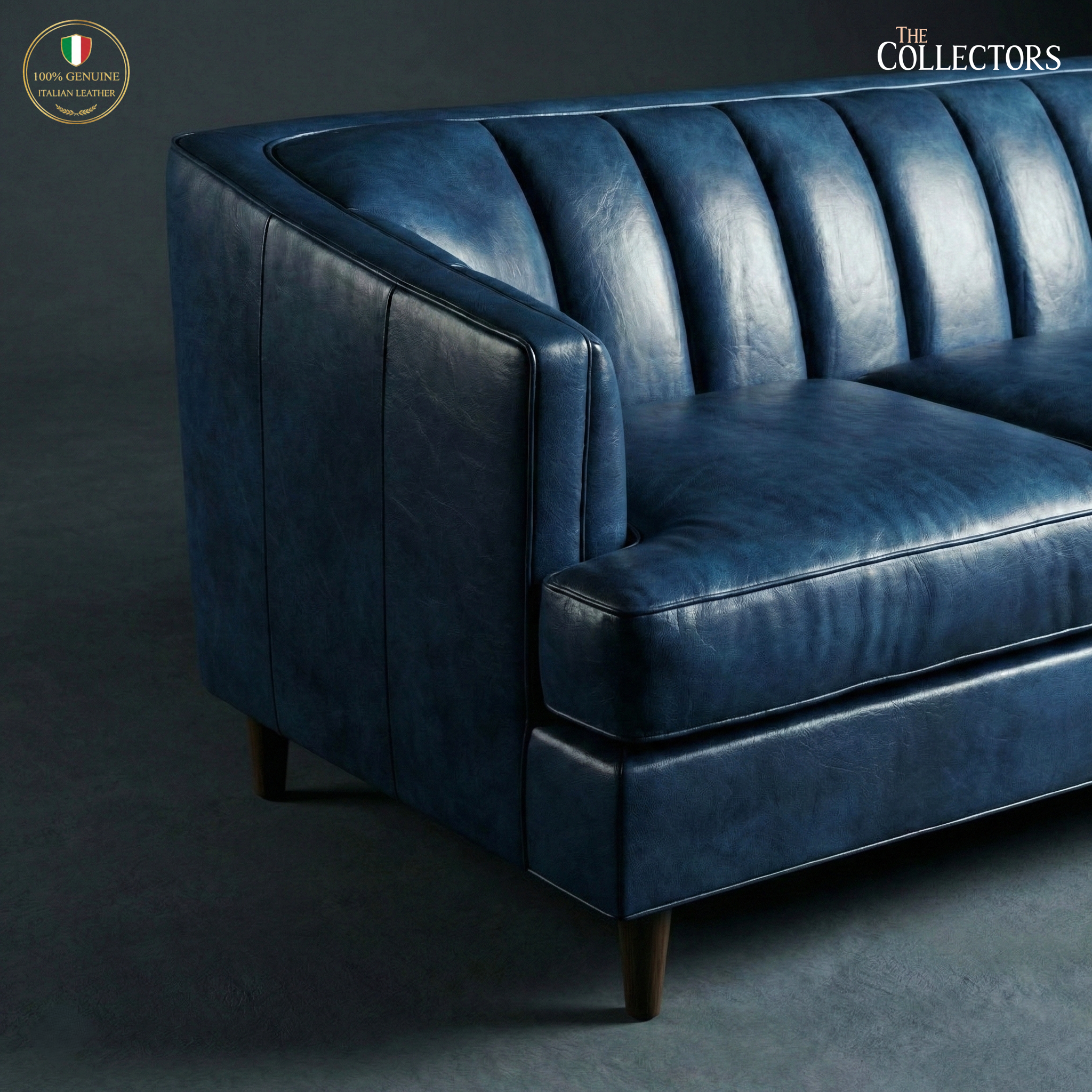 Canapé bleu du salon Saint-Germain — image 3
