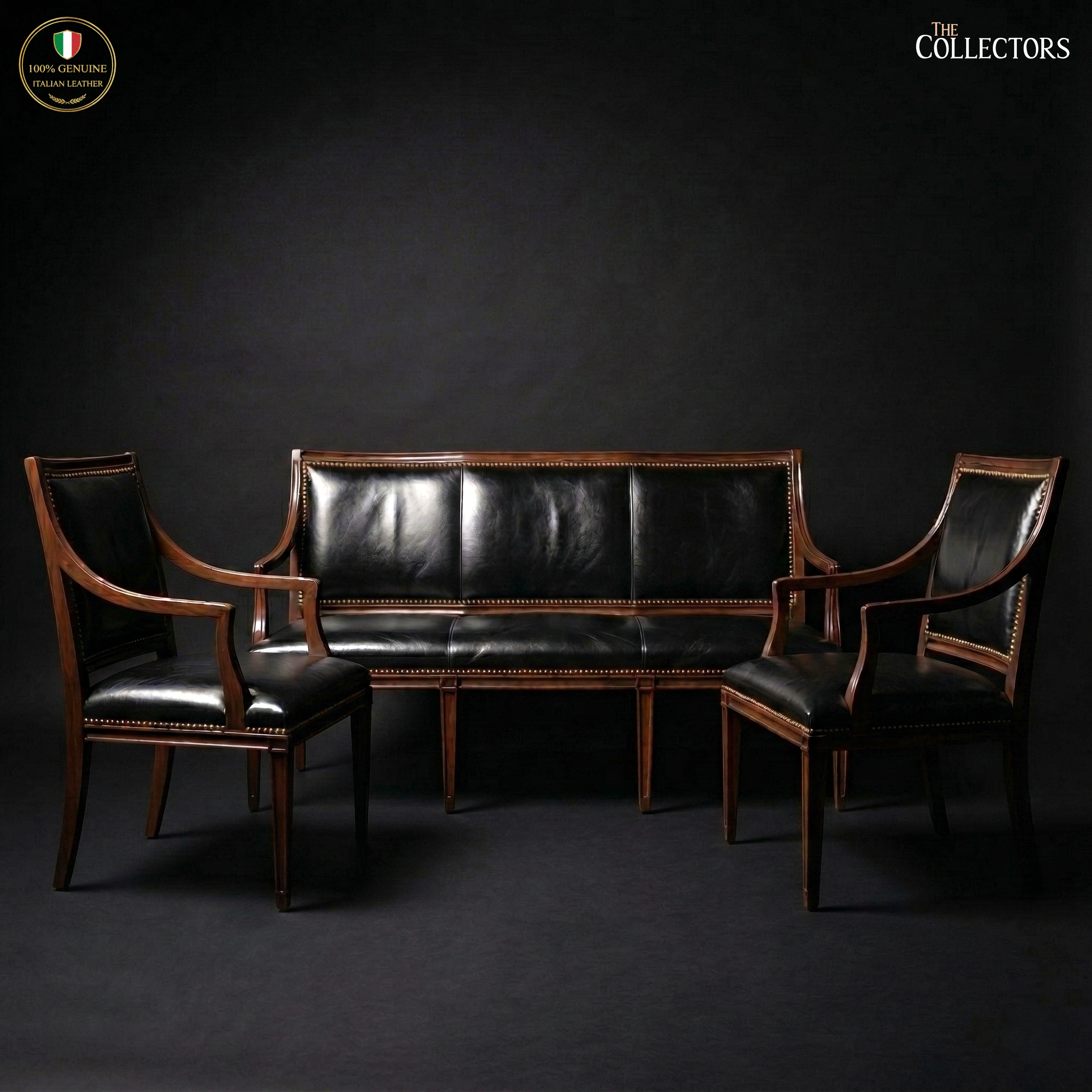 The Carlton House Regency Leather Salon Suite — image 1