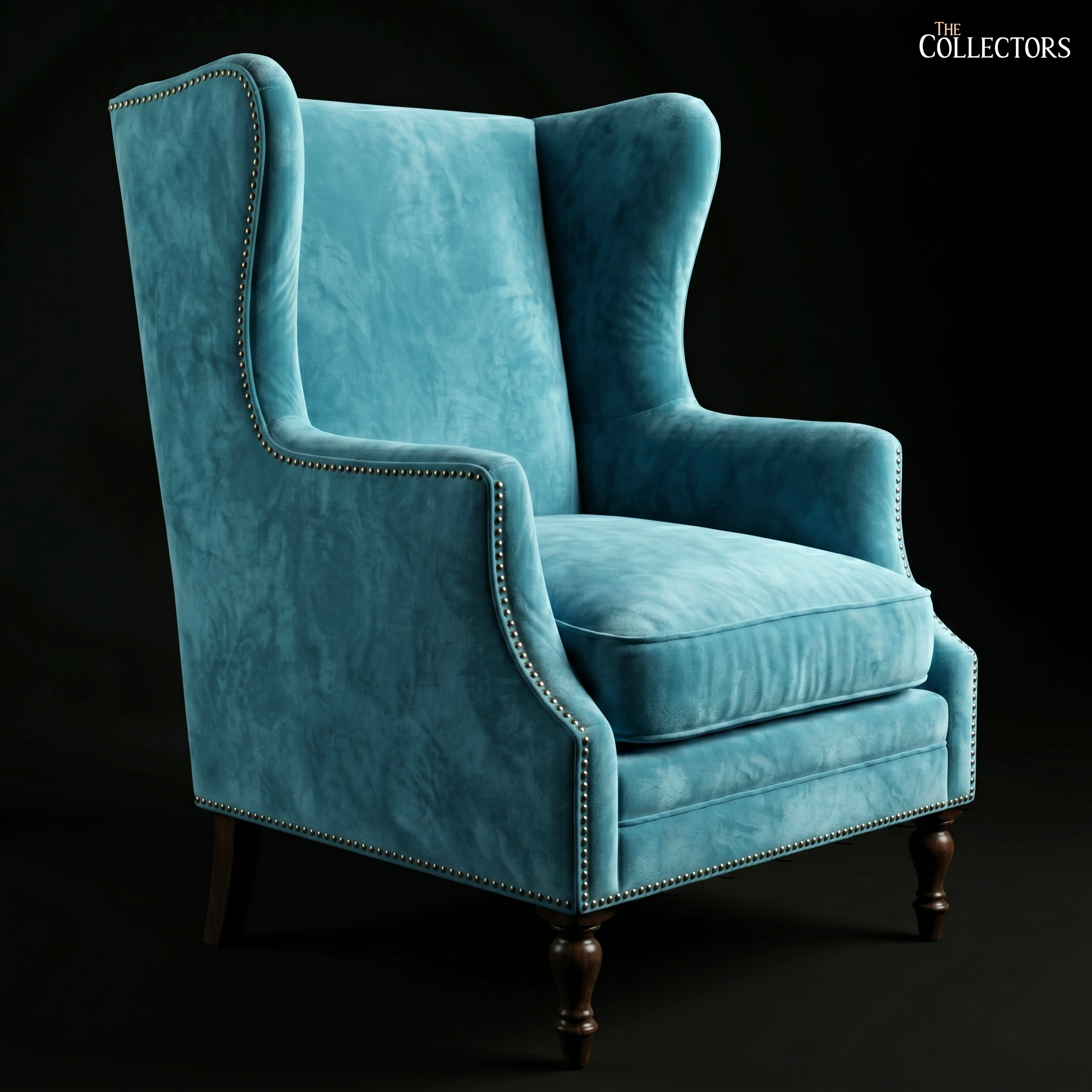 The Chelsea Nailhead Wingback Armchair — image 1