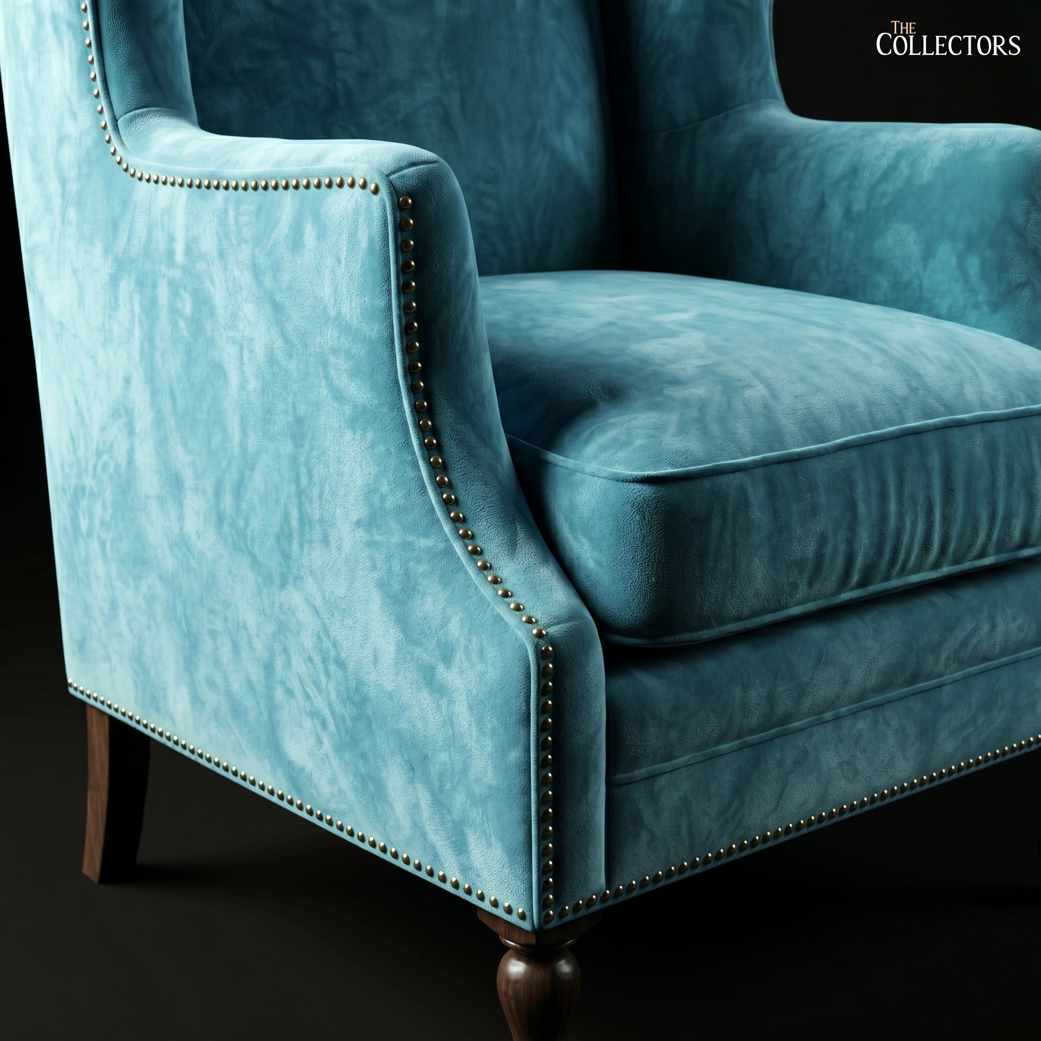 The Chelsea Nailhead Wingback Armchair — image 3