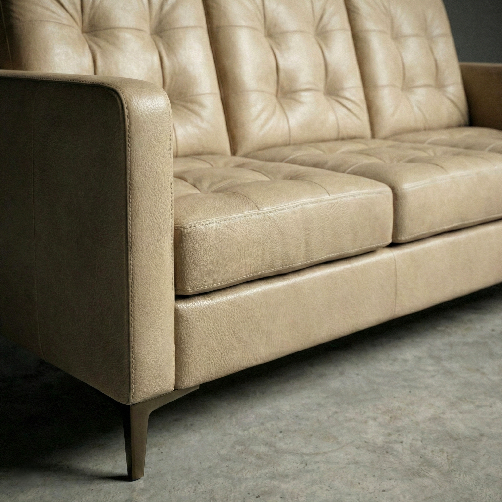 The Copenhagen Modernist Lounge Leather Sofa Suite — image 4