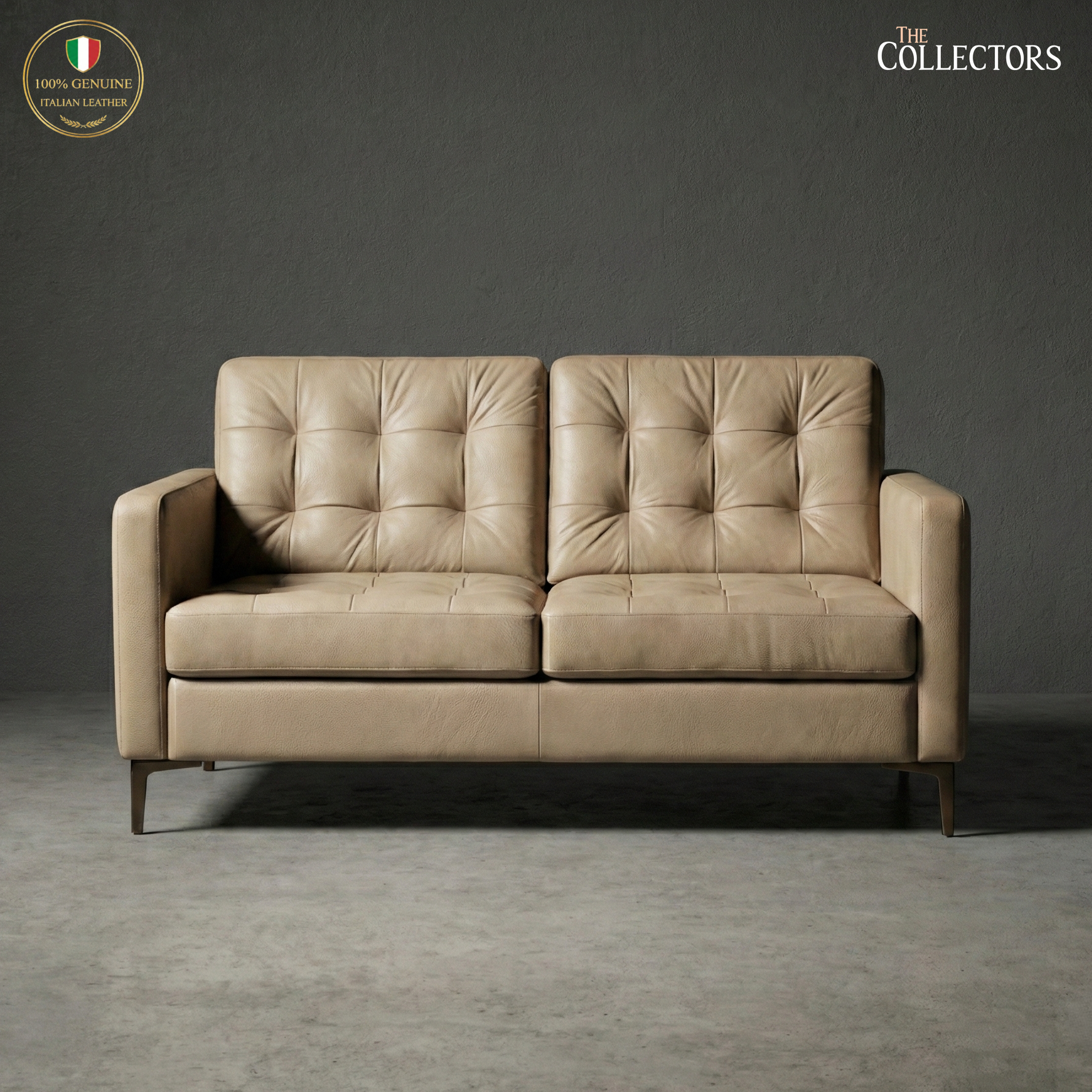 The Copenhagen Modernist Lounge Leather Sofa Suite — image 6