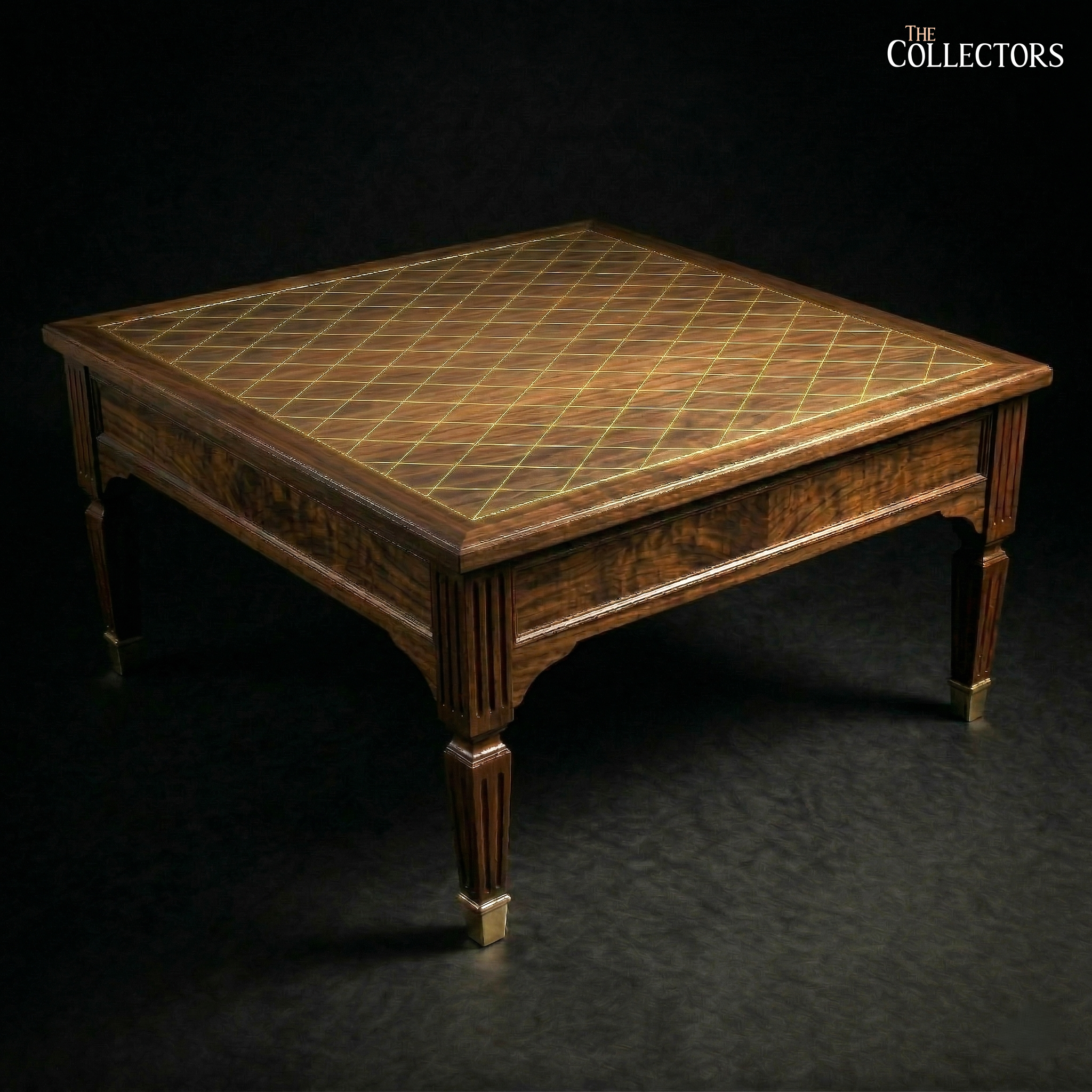 The Fontainebleau Brass Trellis Coffee Table — image 2