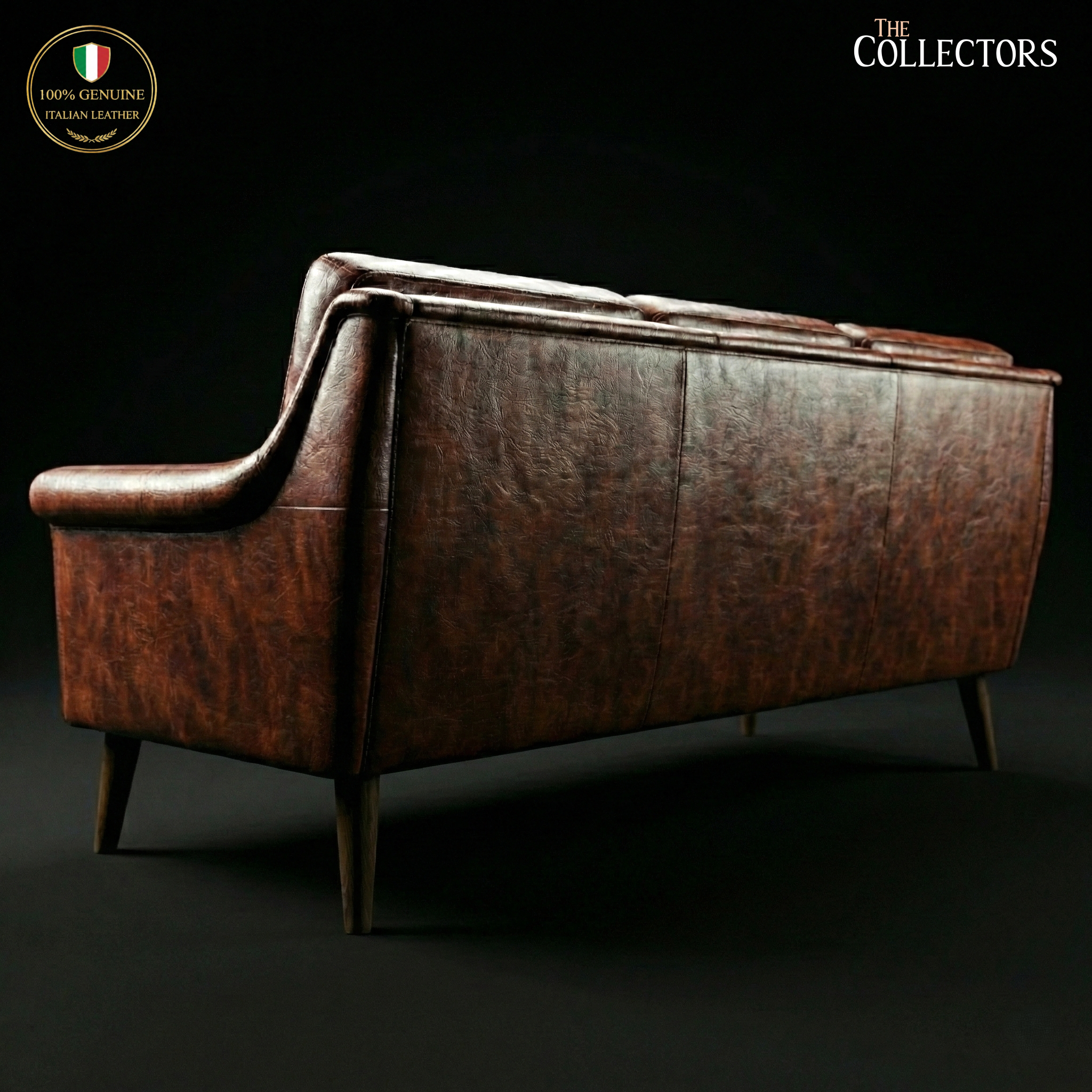 Frederiksberg Mid Century Modern Leather Sofa — image 4