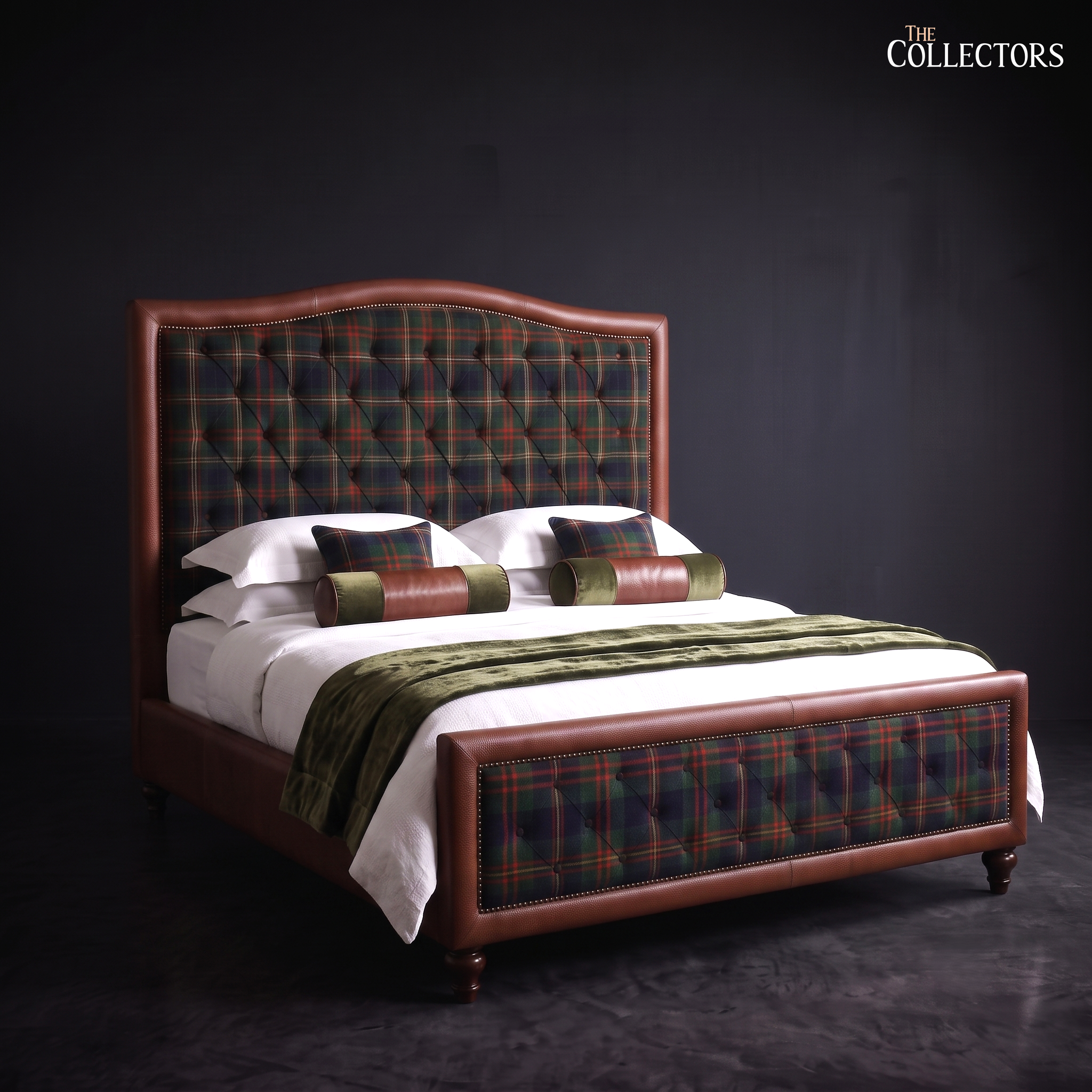 Glenmore Highland Tartan Chesterfield Bed
