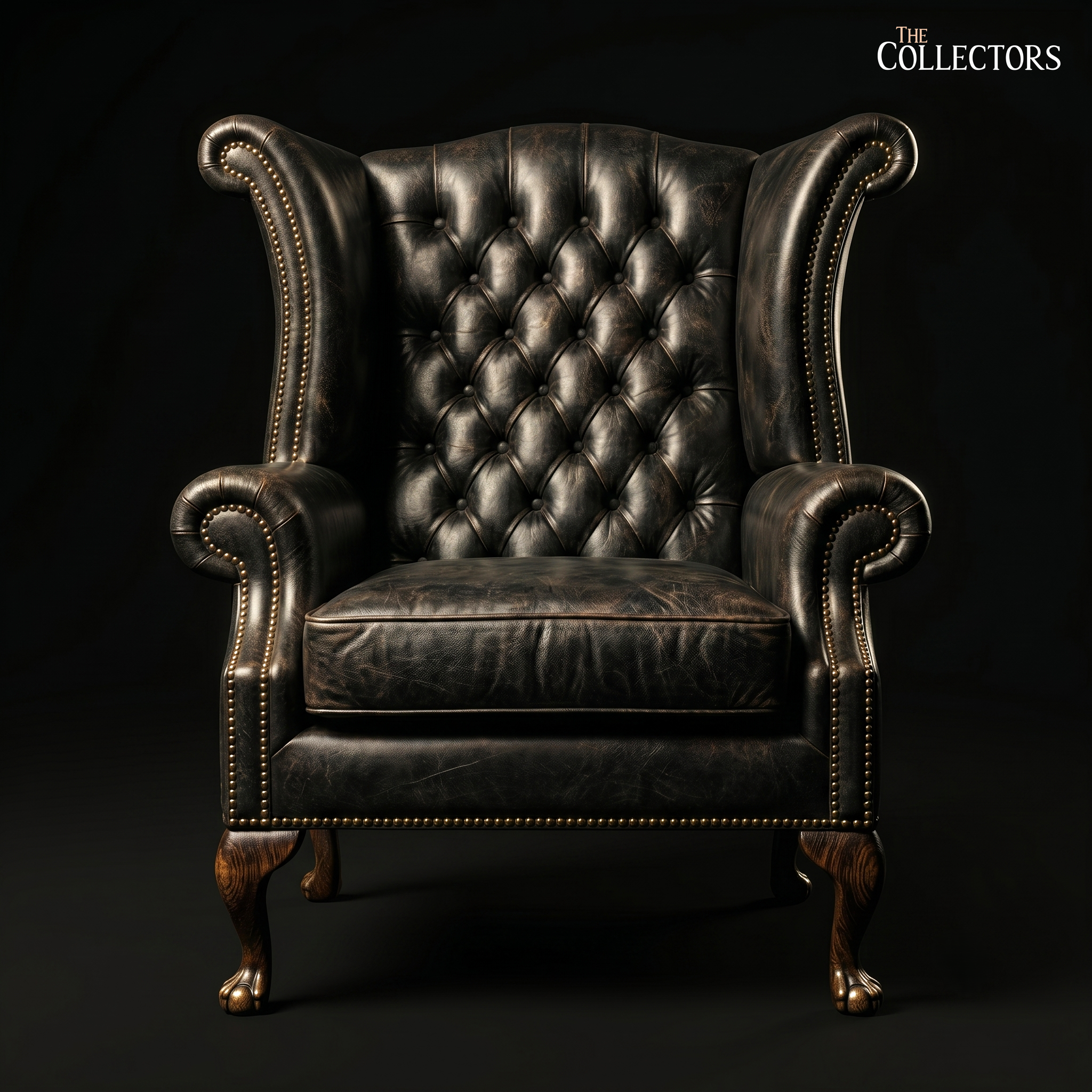 The Kensington Library Leather Wing Chair — image 2