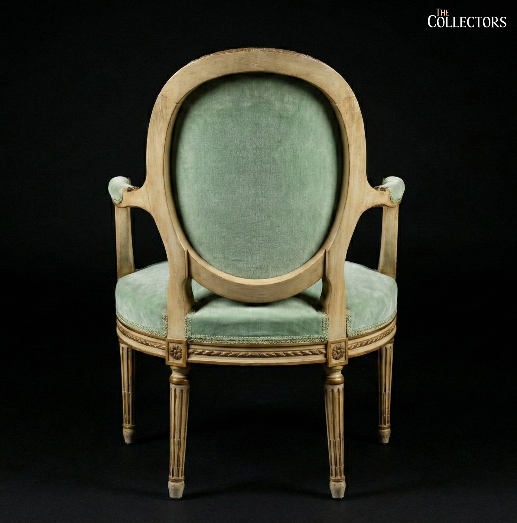 La Fauteuil de Lumière – The Gilded Mint Louis XVI Armchair — image 5