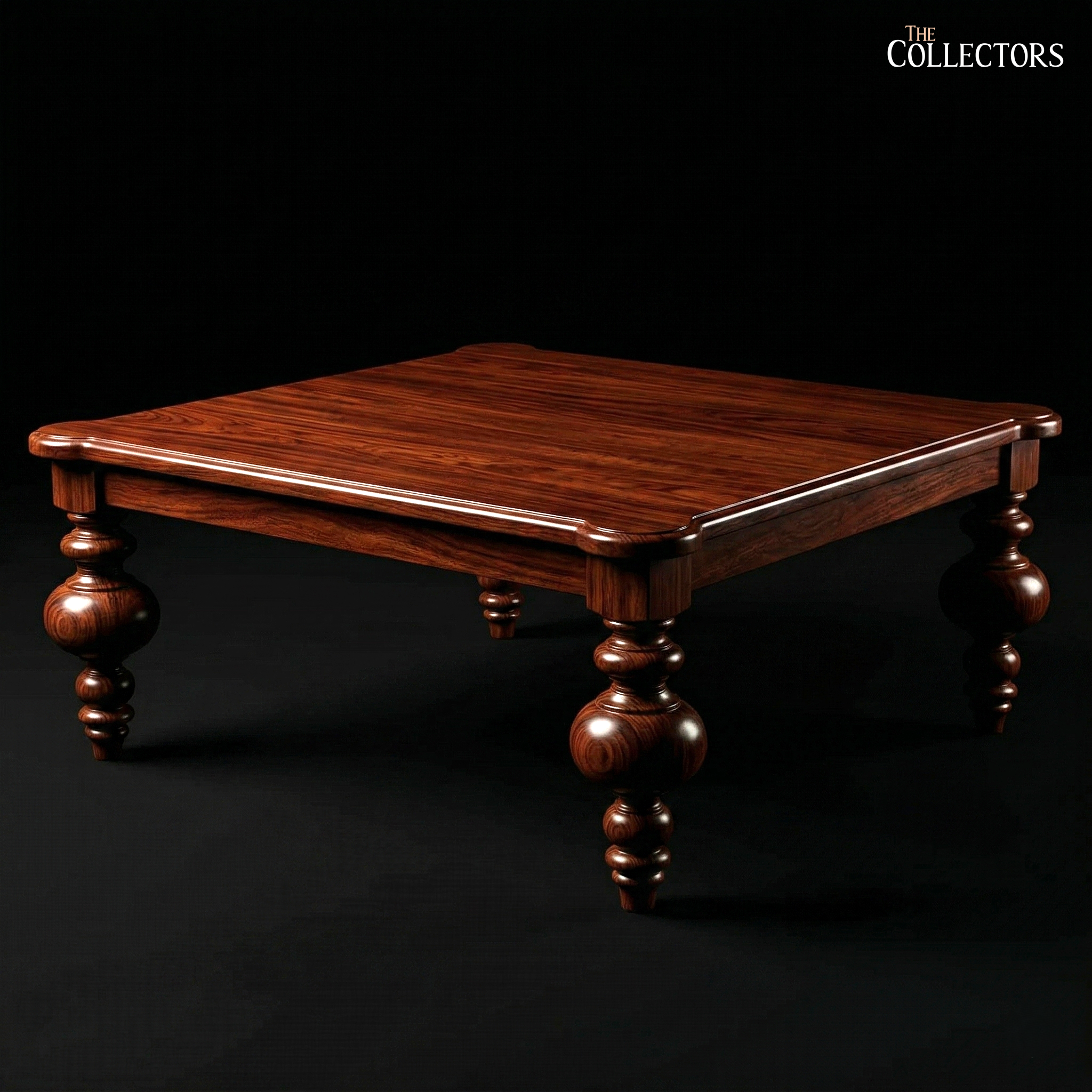 The Lancashire Turned-Leg Baroque Coffee Table — image 2