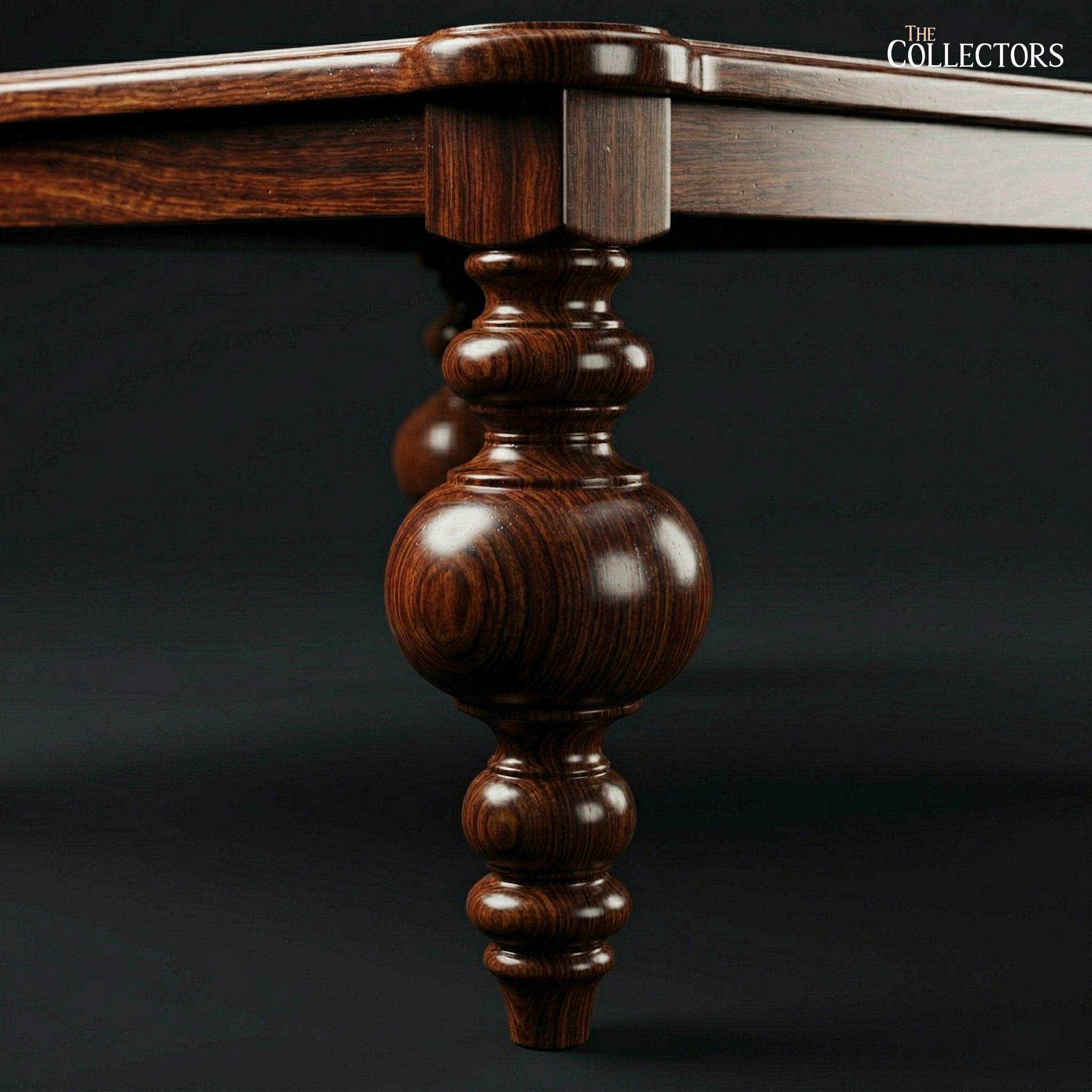 The Lancashire Turned-Leg Baroque Coffee Table — image 3