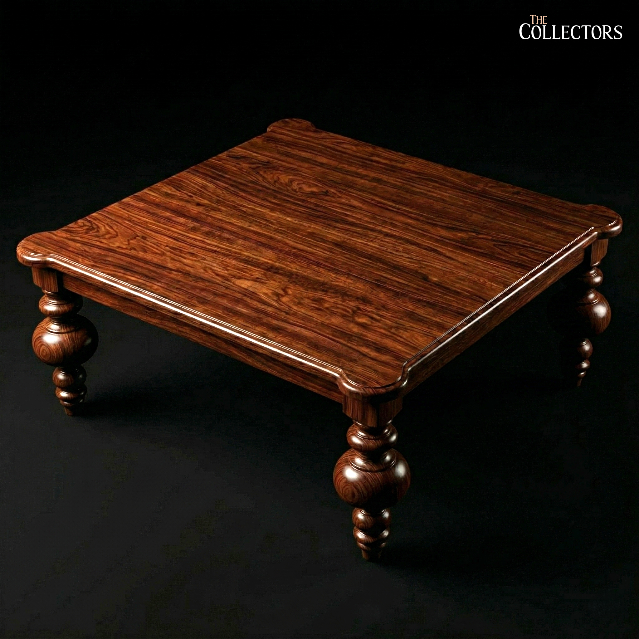 The Lancashire Turned-Leg Baroque Coffee Table — image 4