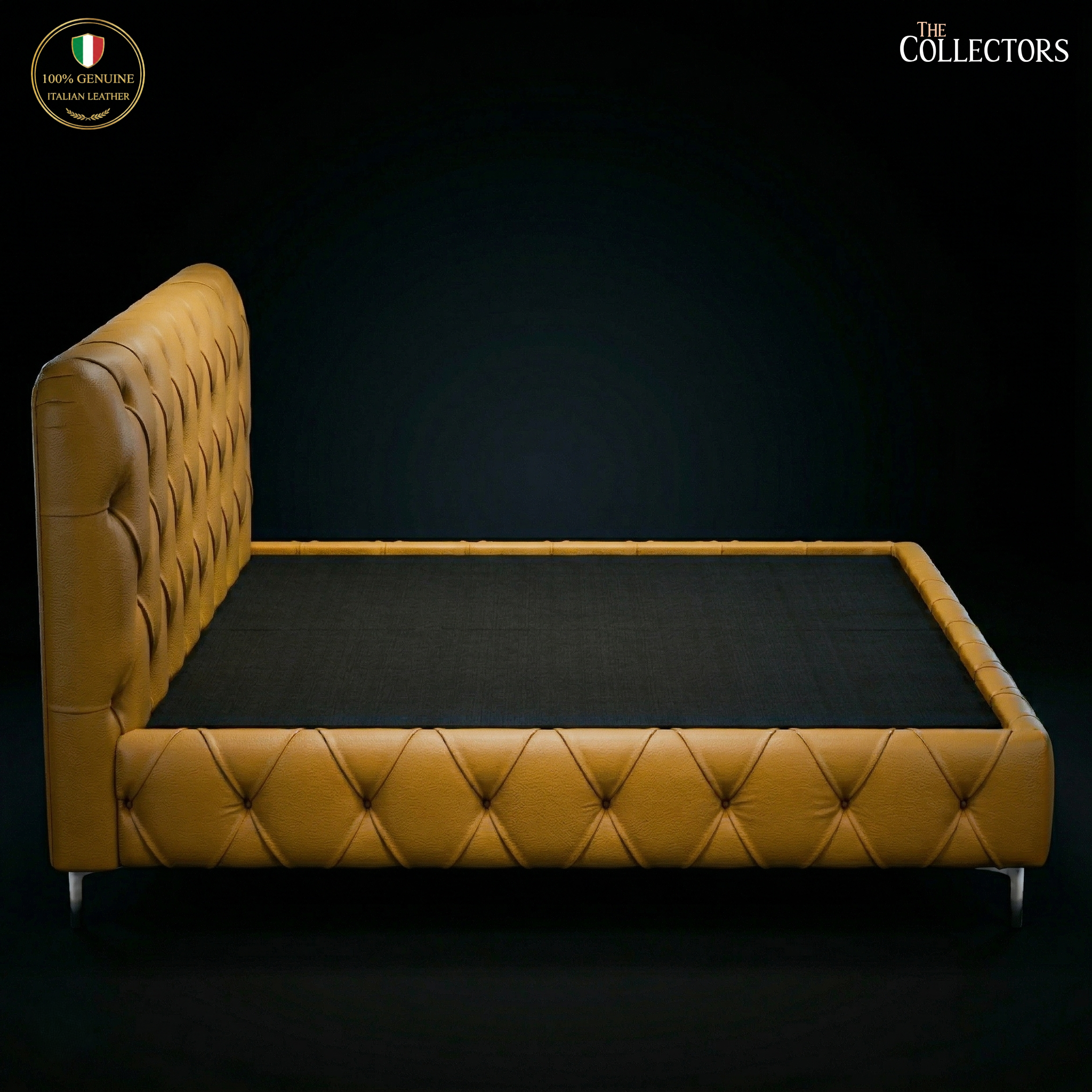 The Lombardy Tufted Leather Bedstead — image 4