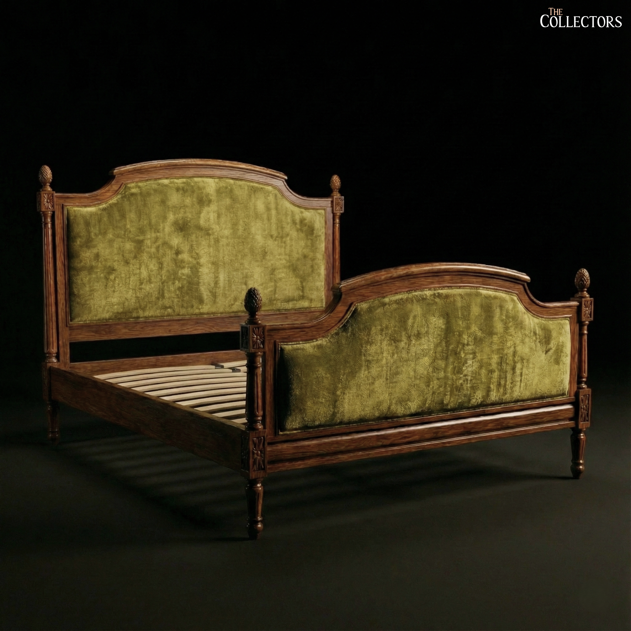 Louis XVI Salon Bed with Pomme de Pin Finials — image 6
